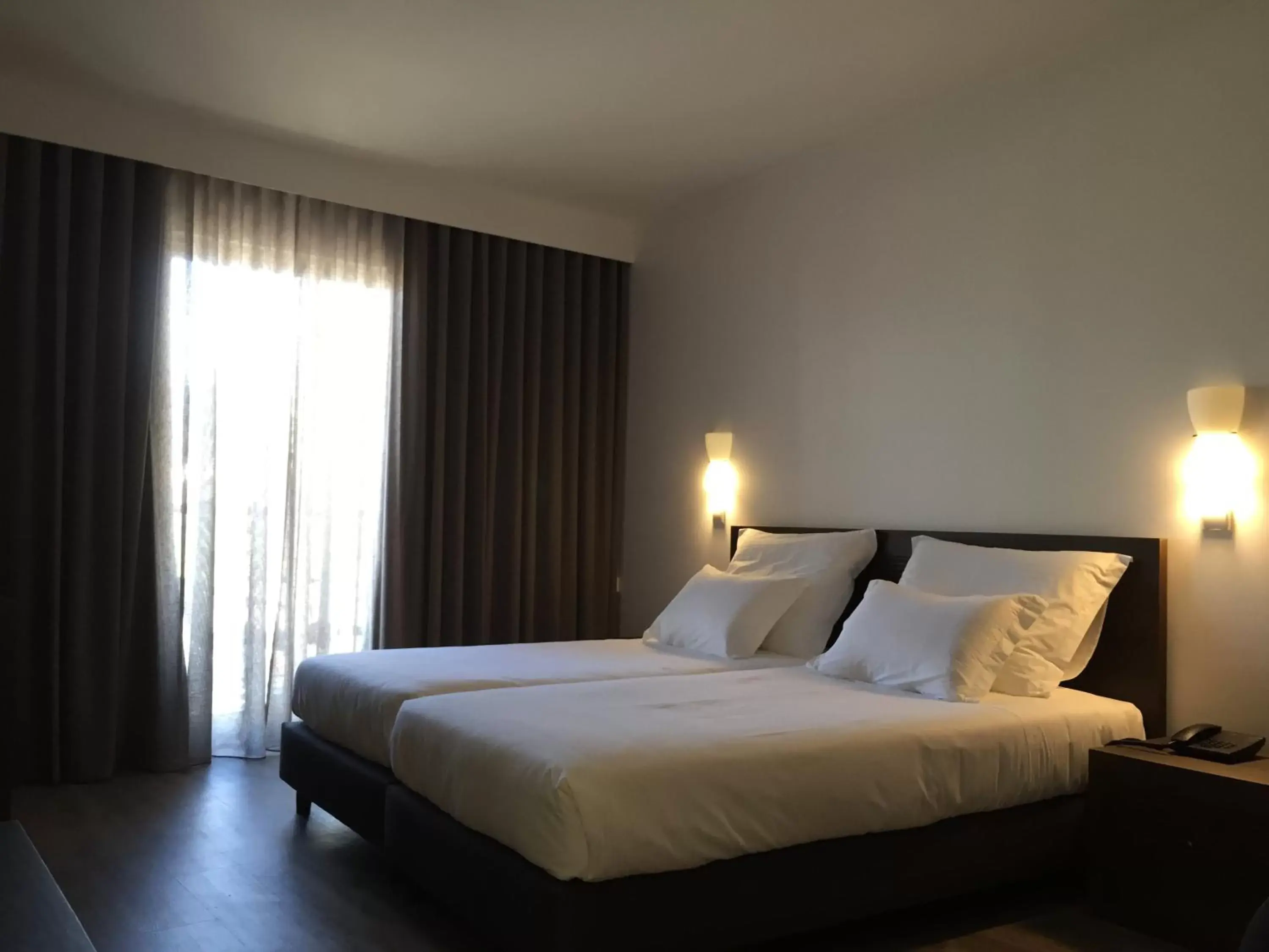 Bed in Hotel Euro Moniz