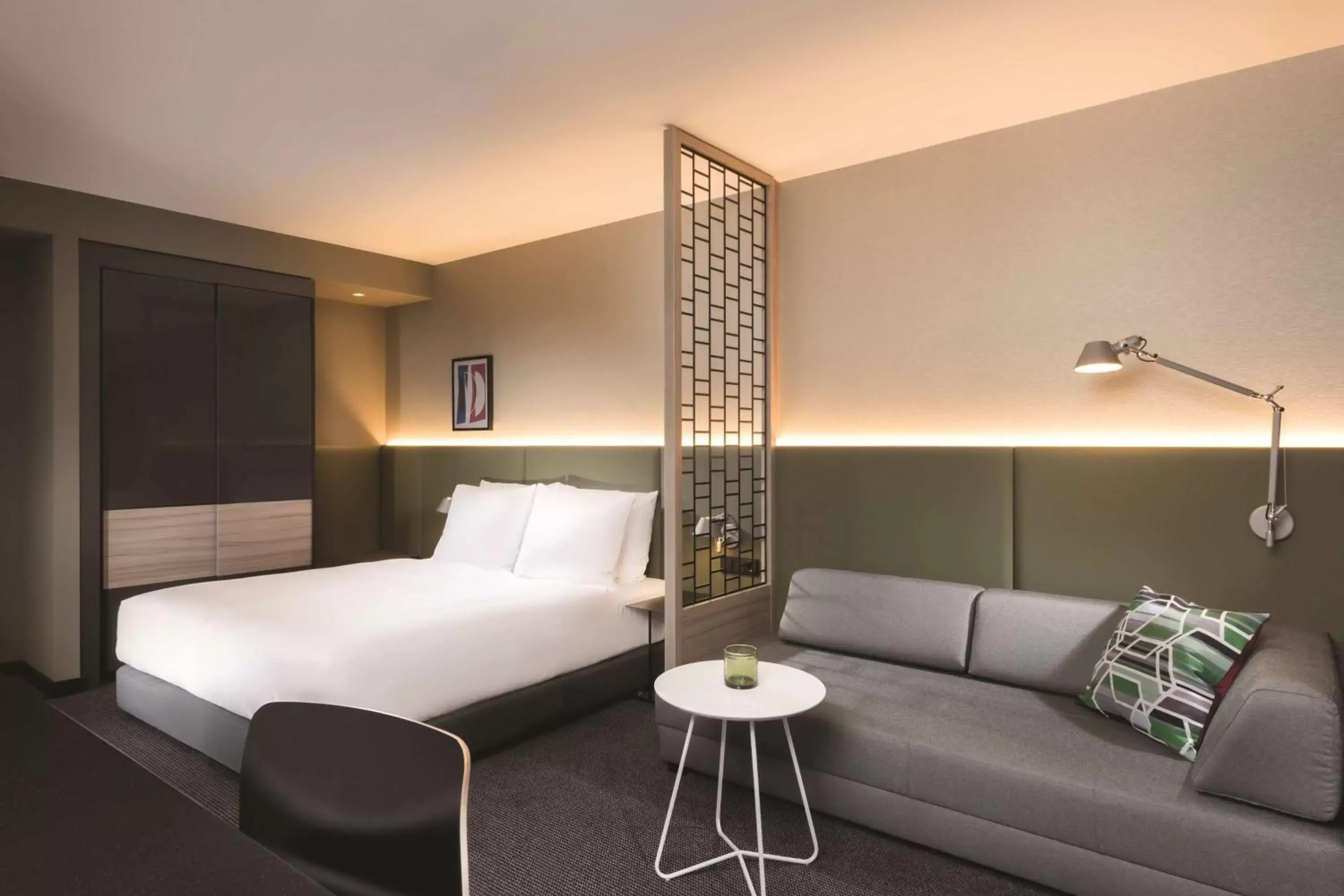 Bedroom, Bed in Adina Apartment Hotel Hamburg Speicherstadt
