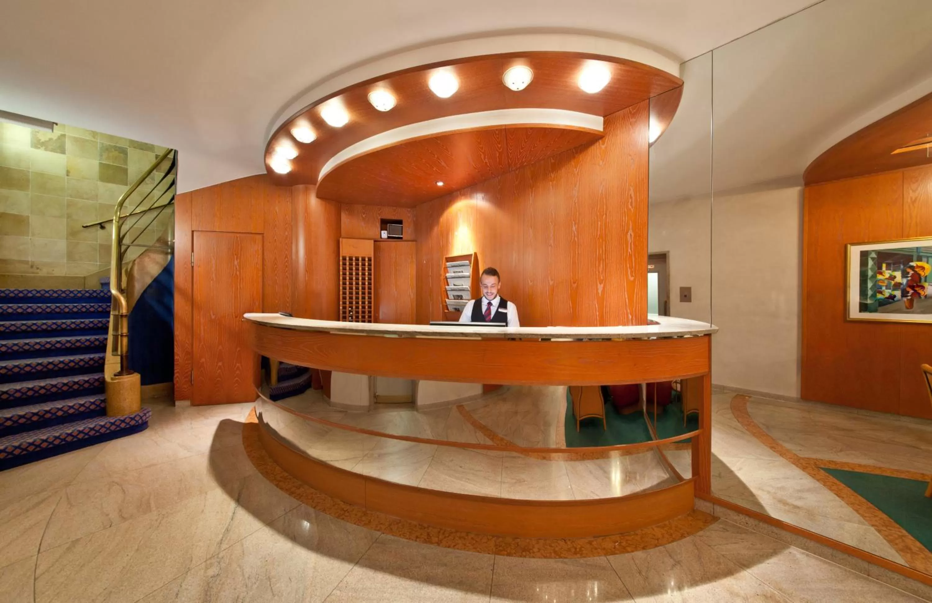Lobby or reception in Hotel Boulevard