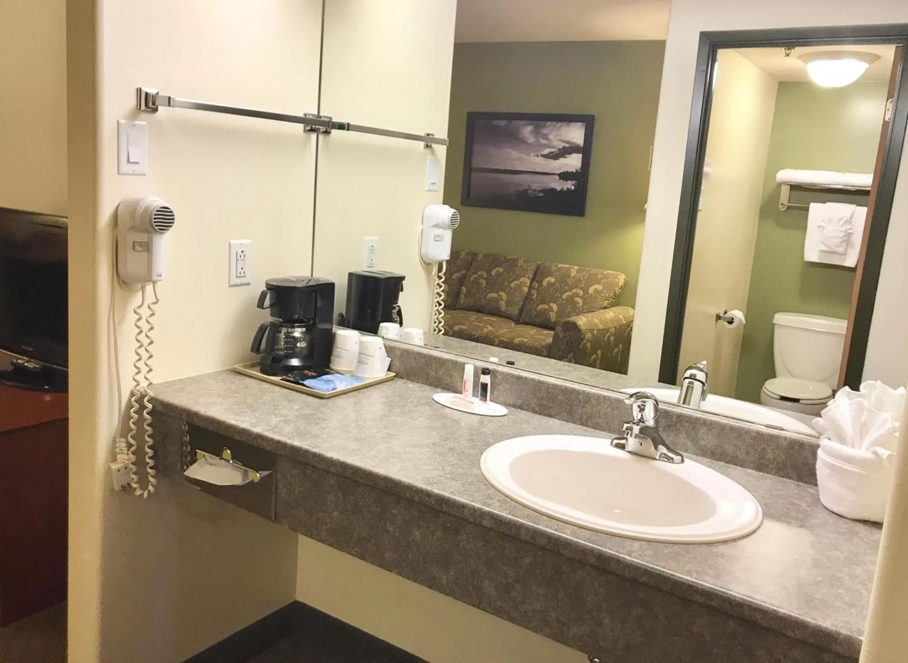 Bathroom in Super 8 by Wyndham Amherst NS