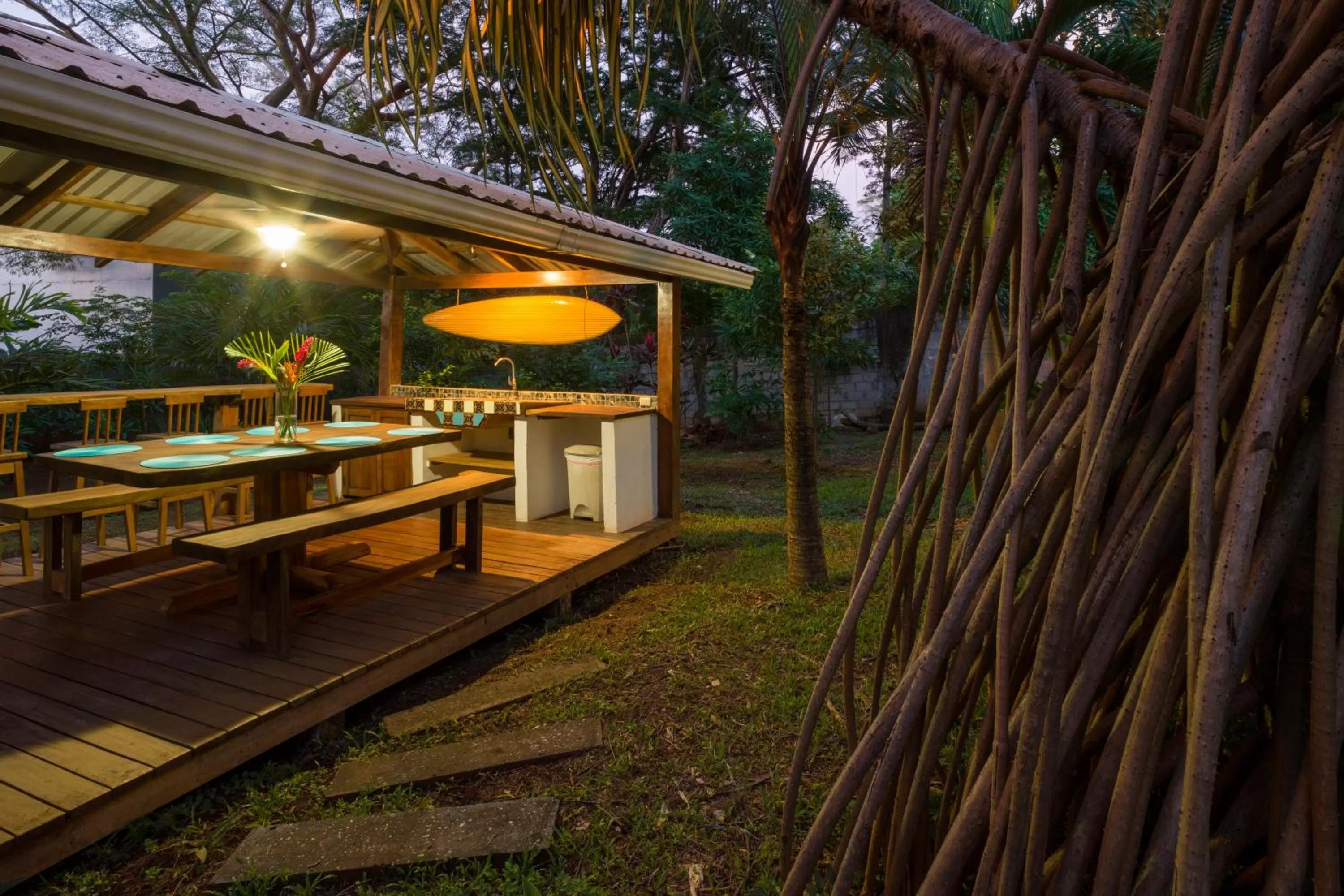 Patio in The Breeze Hotel & Villas