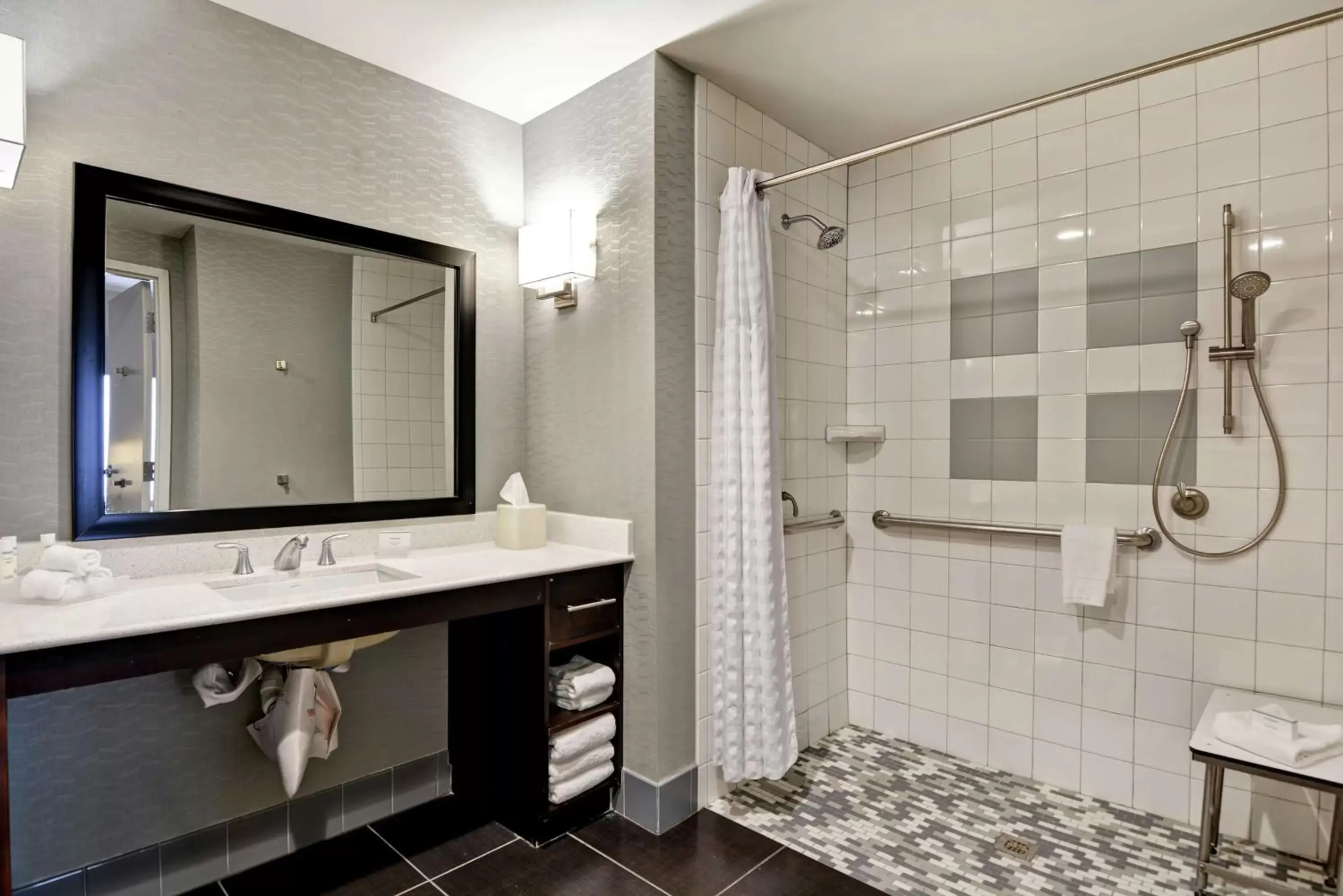 Bathroom in Homewood Suites TechRidge Parmer @ I-35