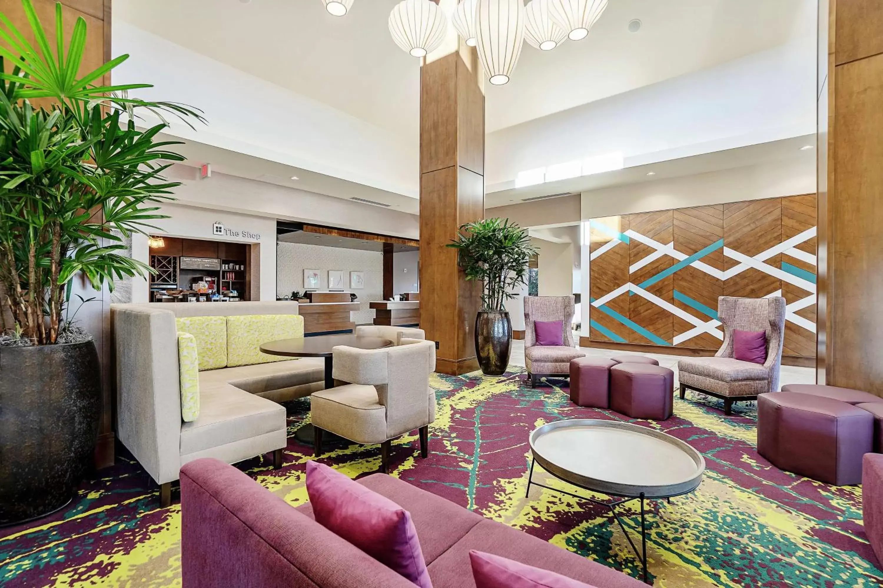 Lobby or reception, Lounge/Bar in Hilton Garden Inn Edmond/Oklahoma City North