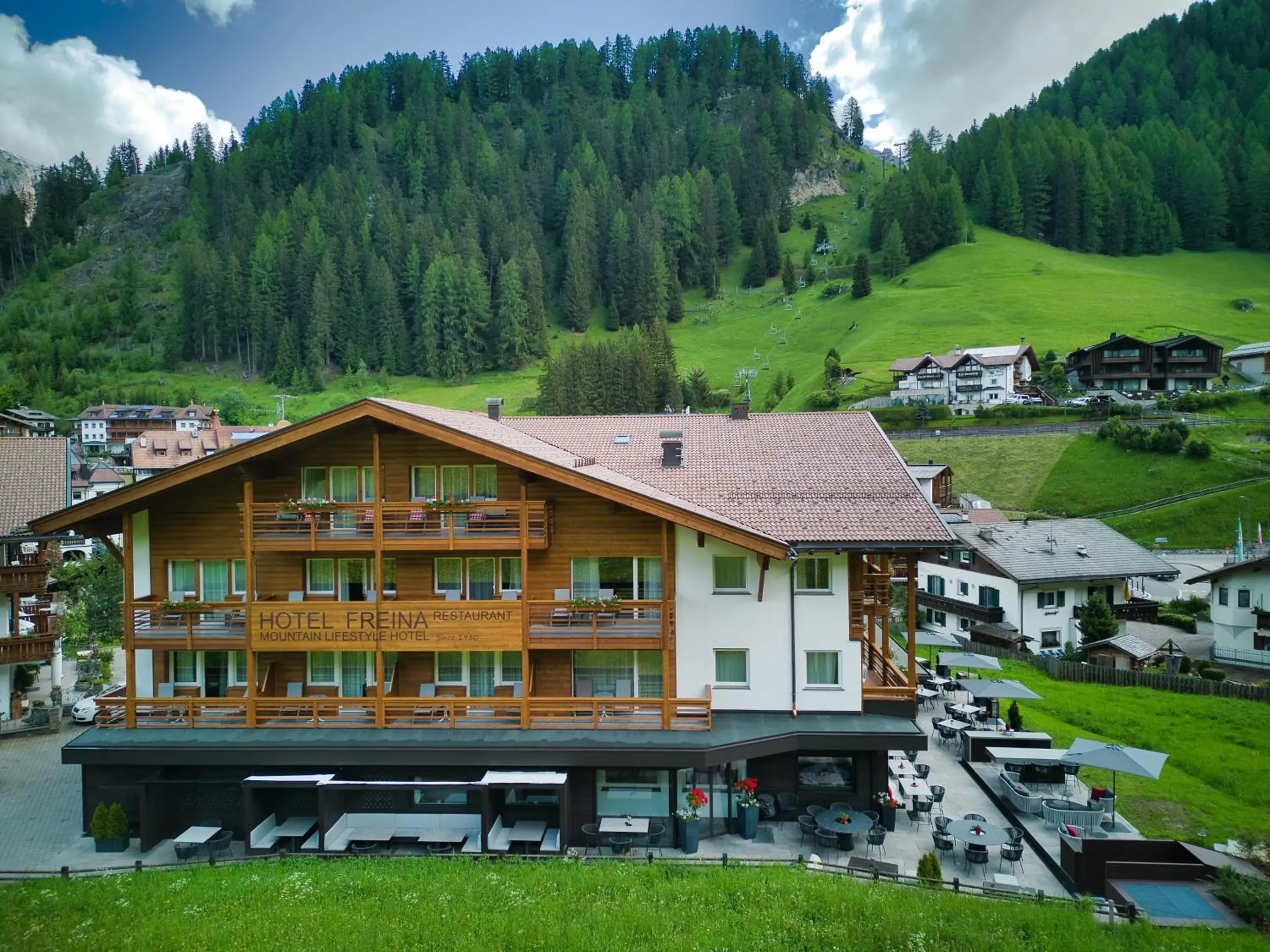 Balcony/Terrace, Property Building in Hotel Freina