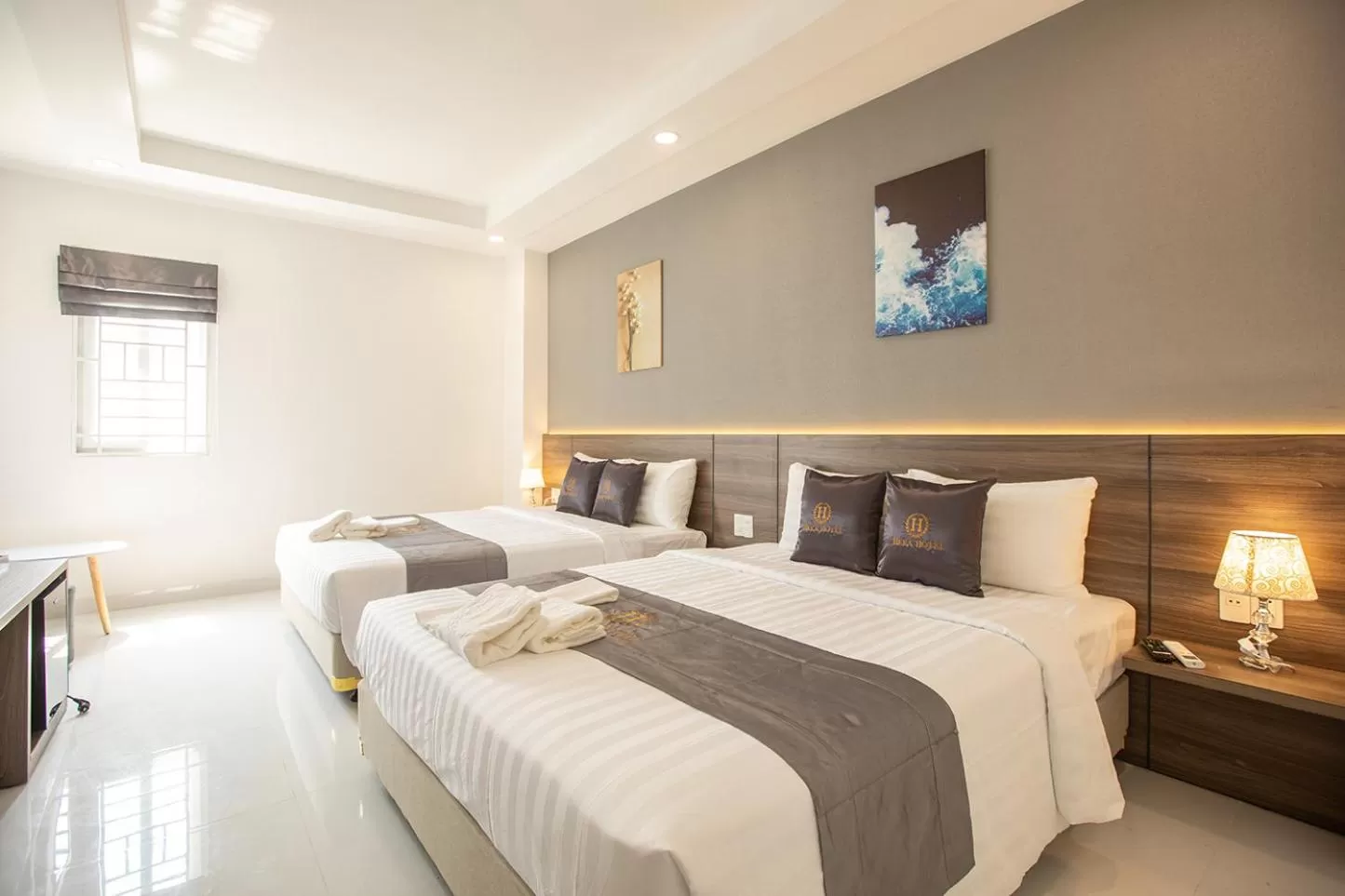 Bed in Hera Hotel Airport