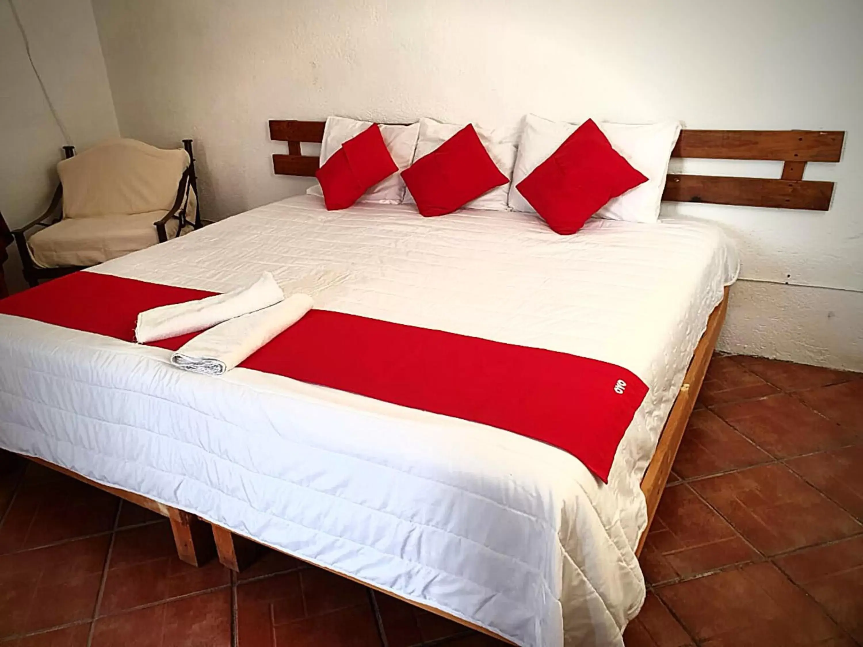 Bed in Hotel Paraje Casa Blanca