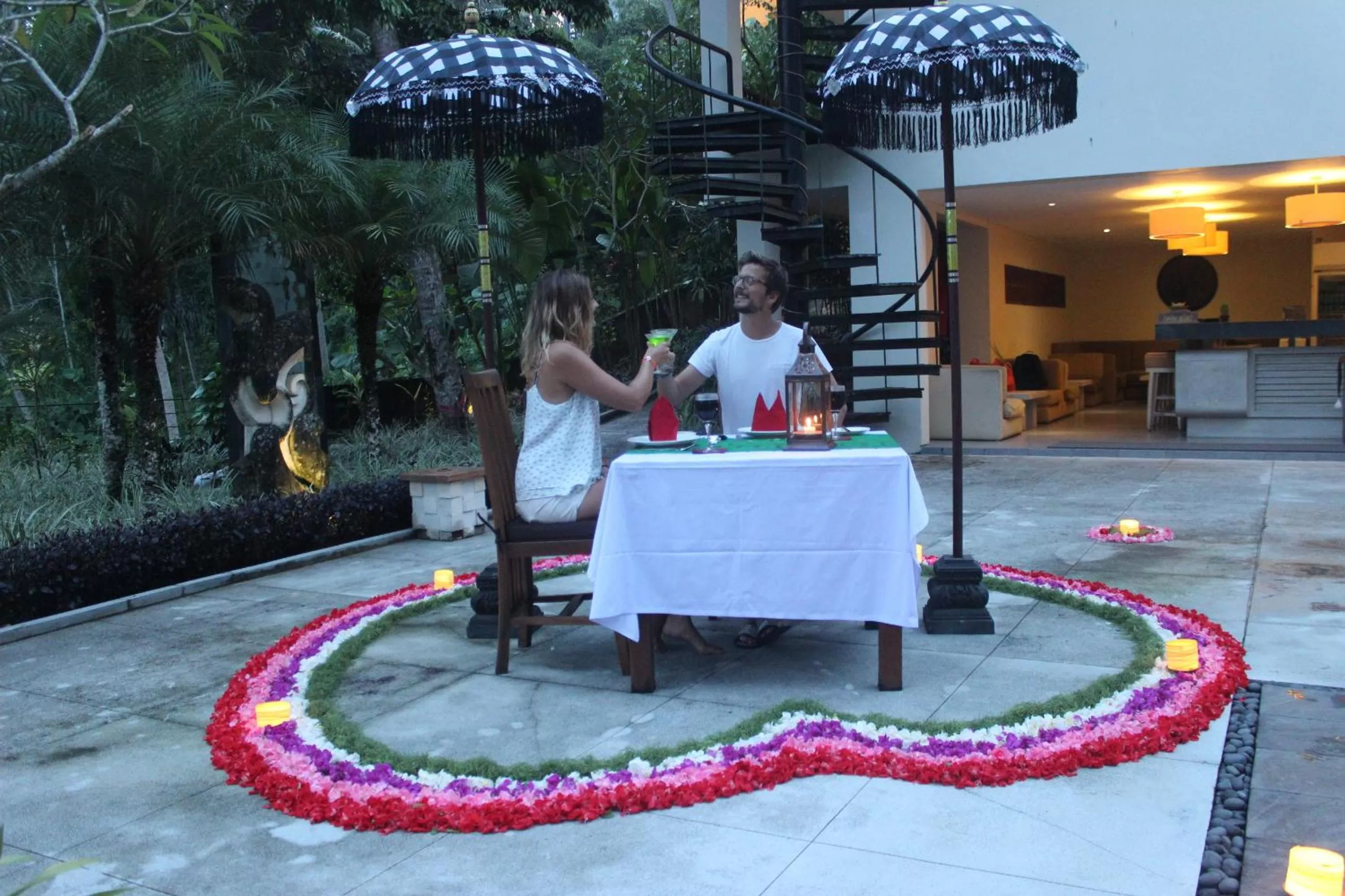 Patio in Labak River Hotel by EPS