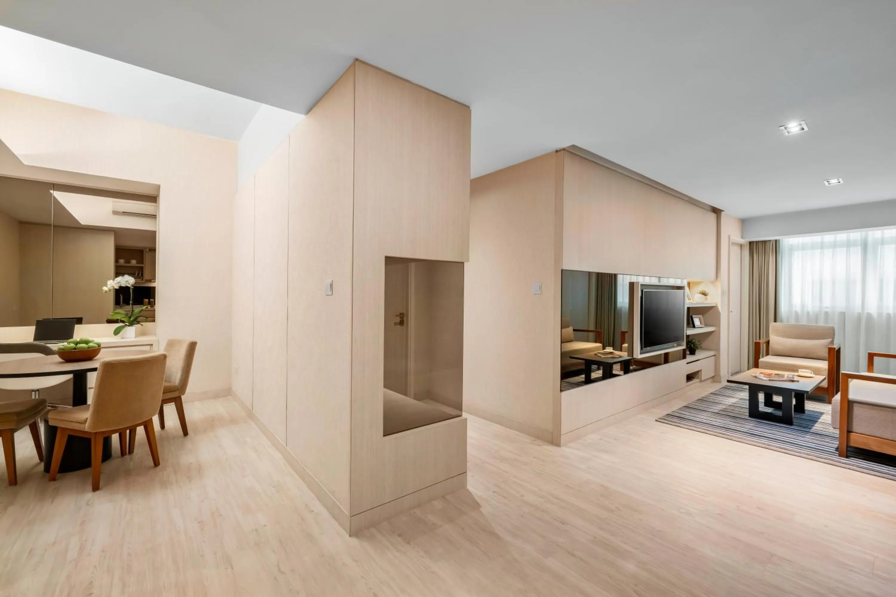 Living room in Oasia Suites Kuala Lumpur by Far East Hospitality