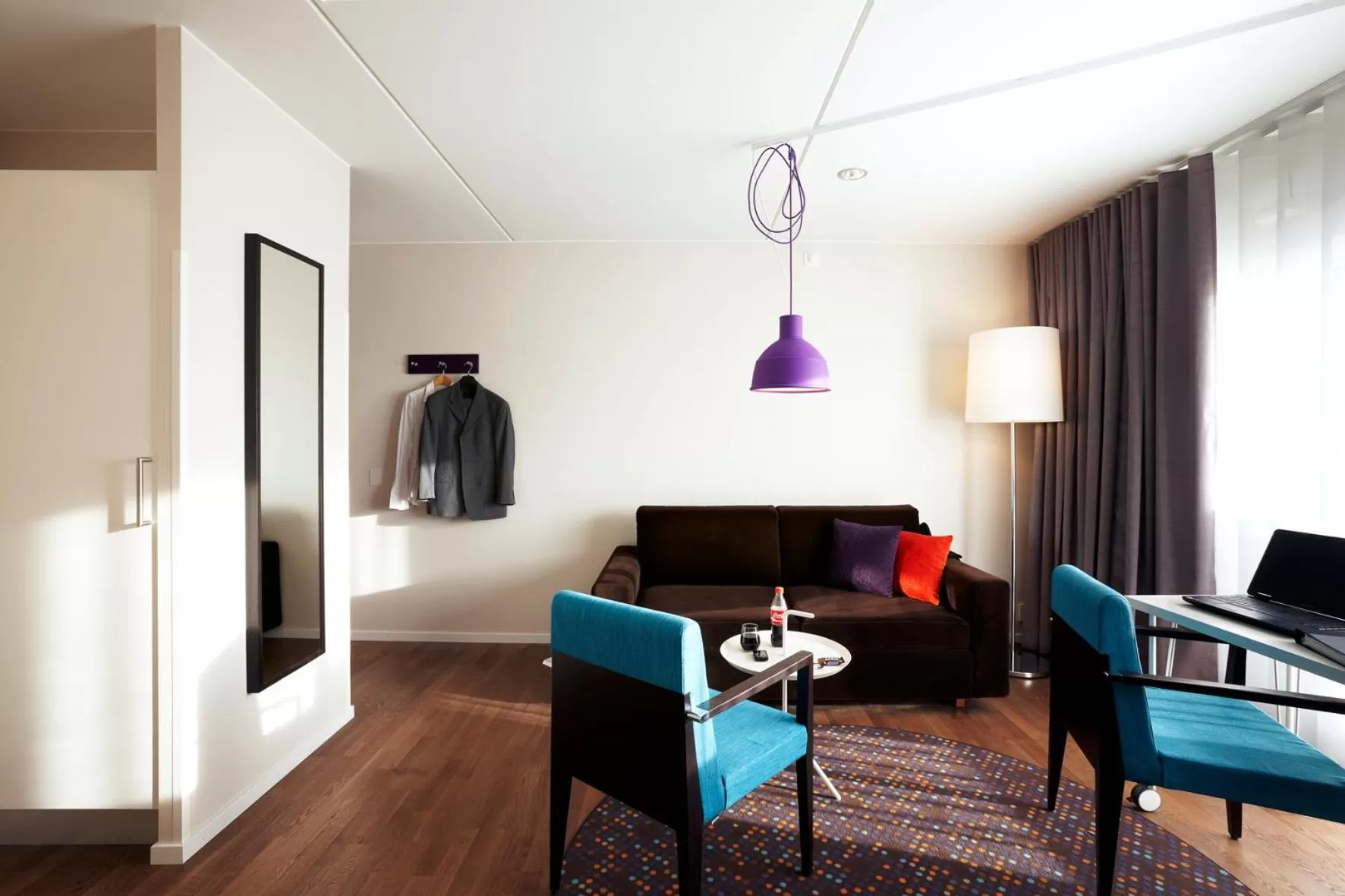 Living room in Finn Apartments