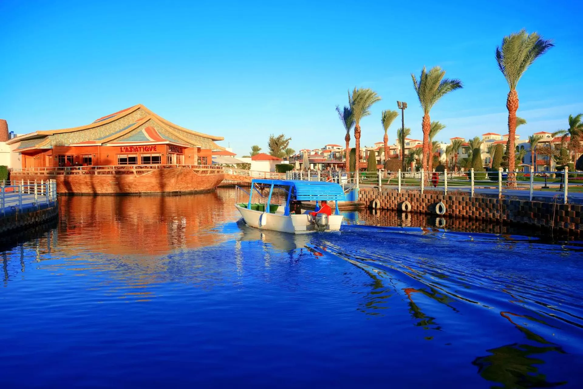 Lake view in Pickalbatros Dana Beach Resort - Aqua Park