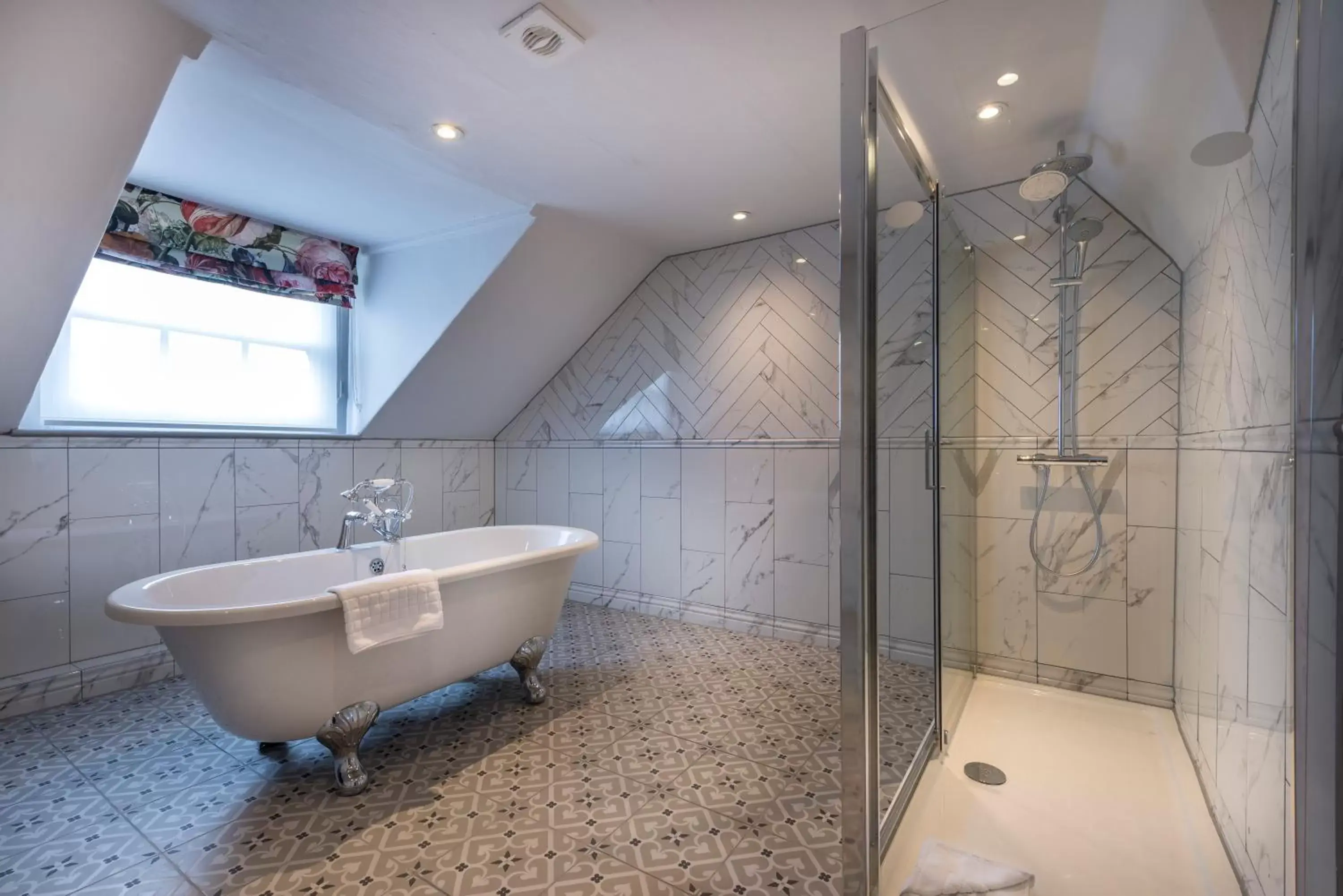 Bathroom in The Three Swans Hotel, Hungerford, Berkshire