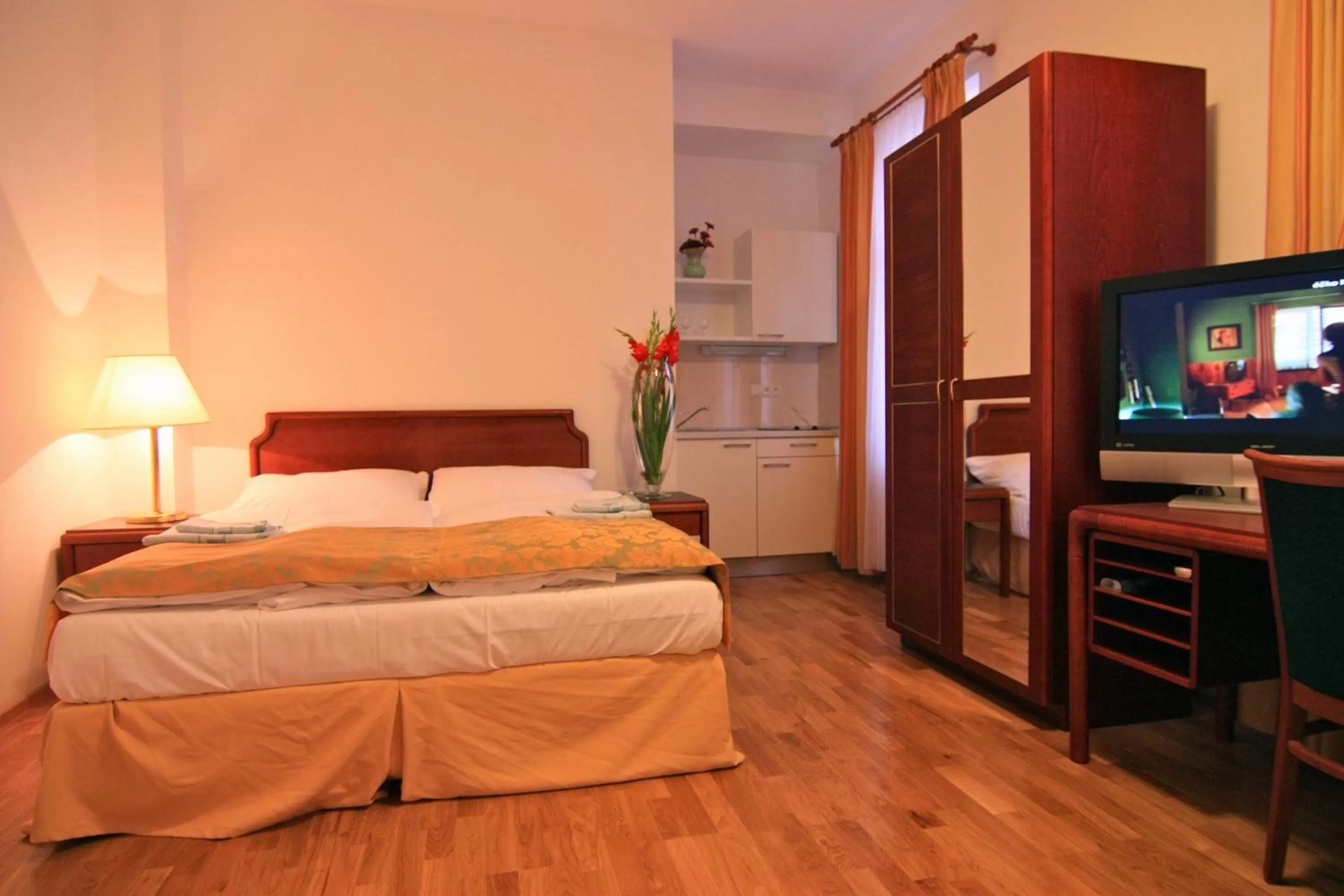 Decorative detail, Bed in Hotel Klika