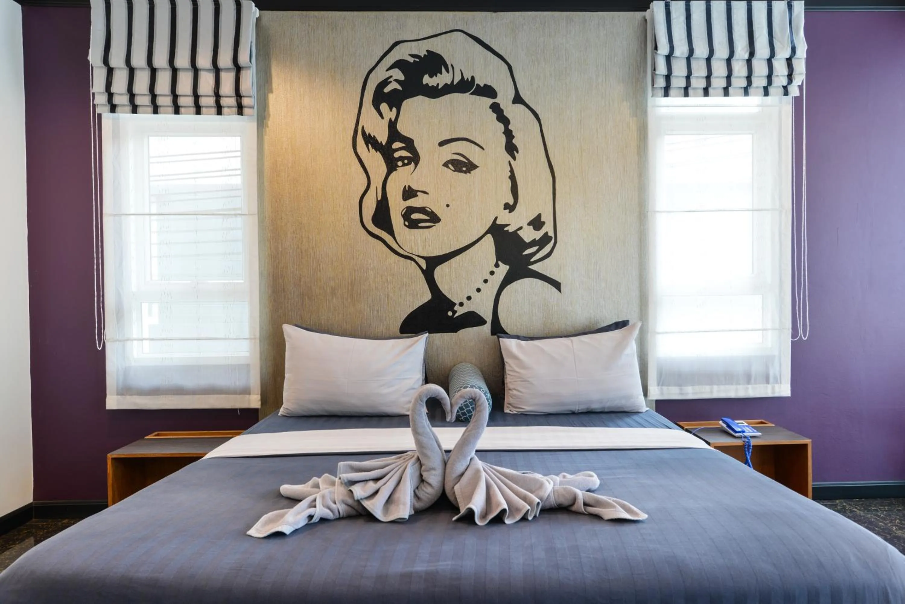 Bed in The River Scene