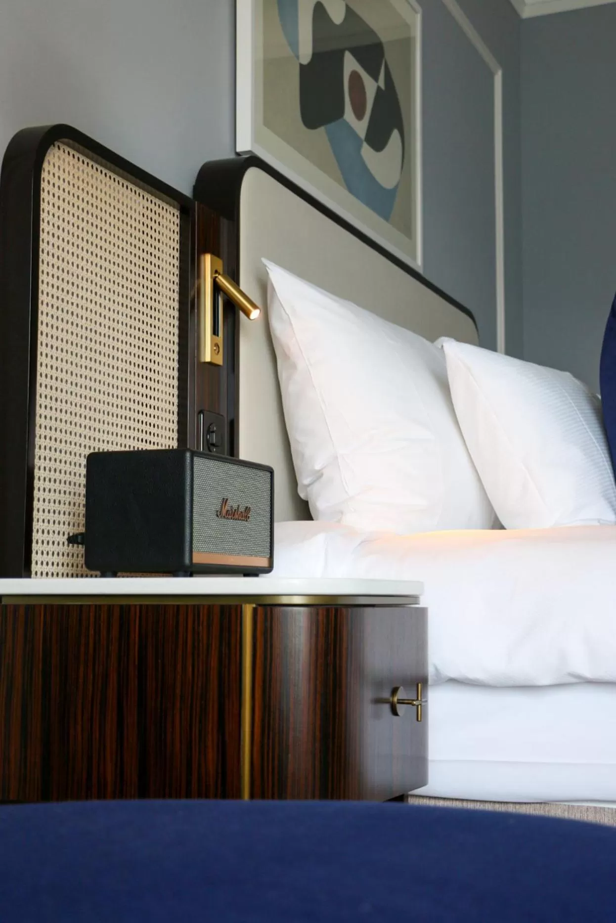 Decorative detail, Bed in AMERON Zürich Bellerive au Lac