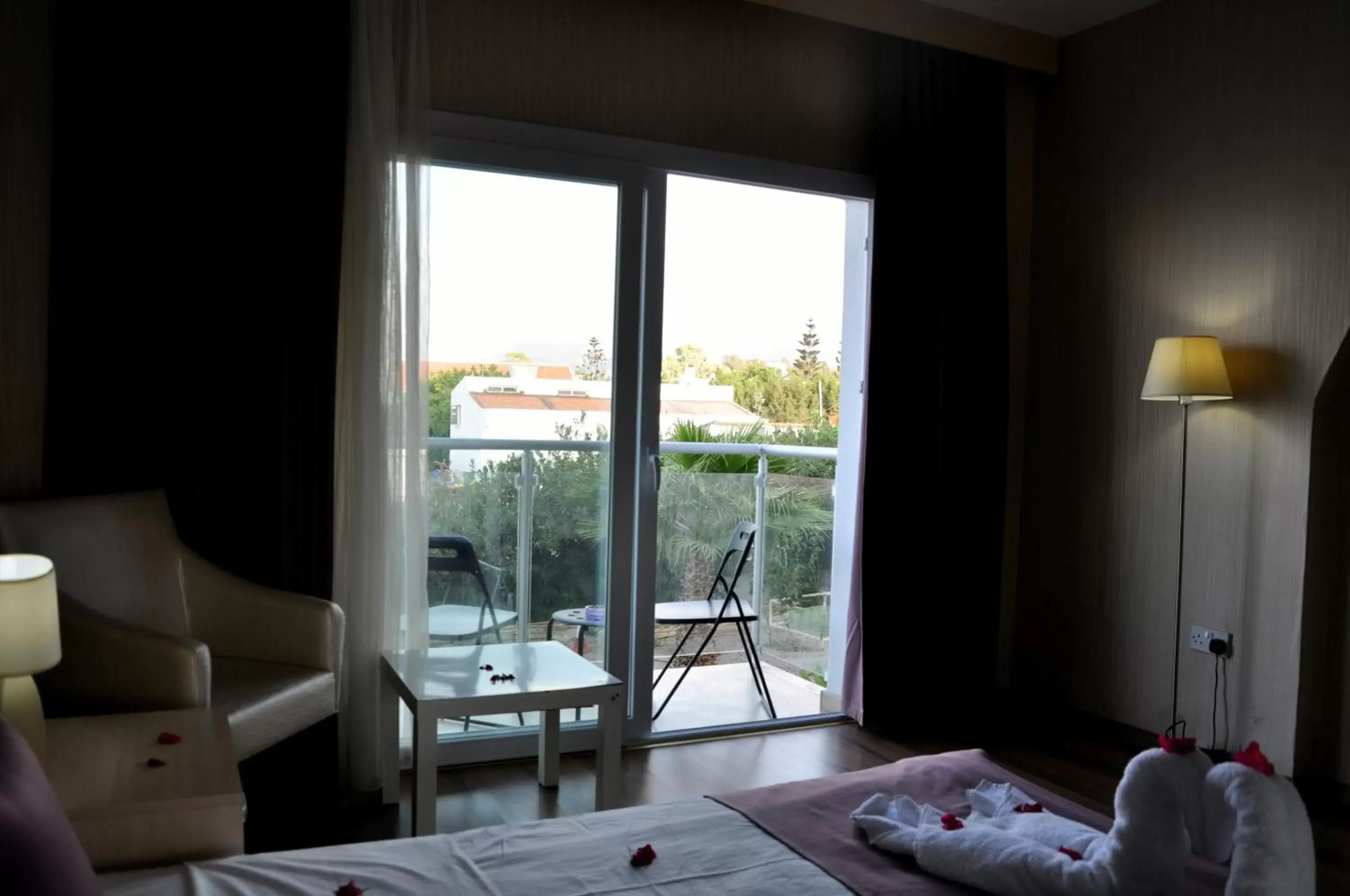 Balcony/Terrace, Pool View in Manolya Hotel