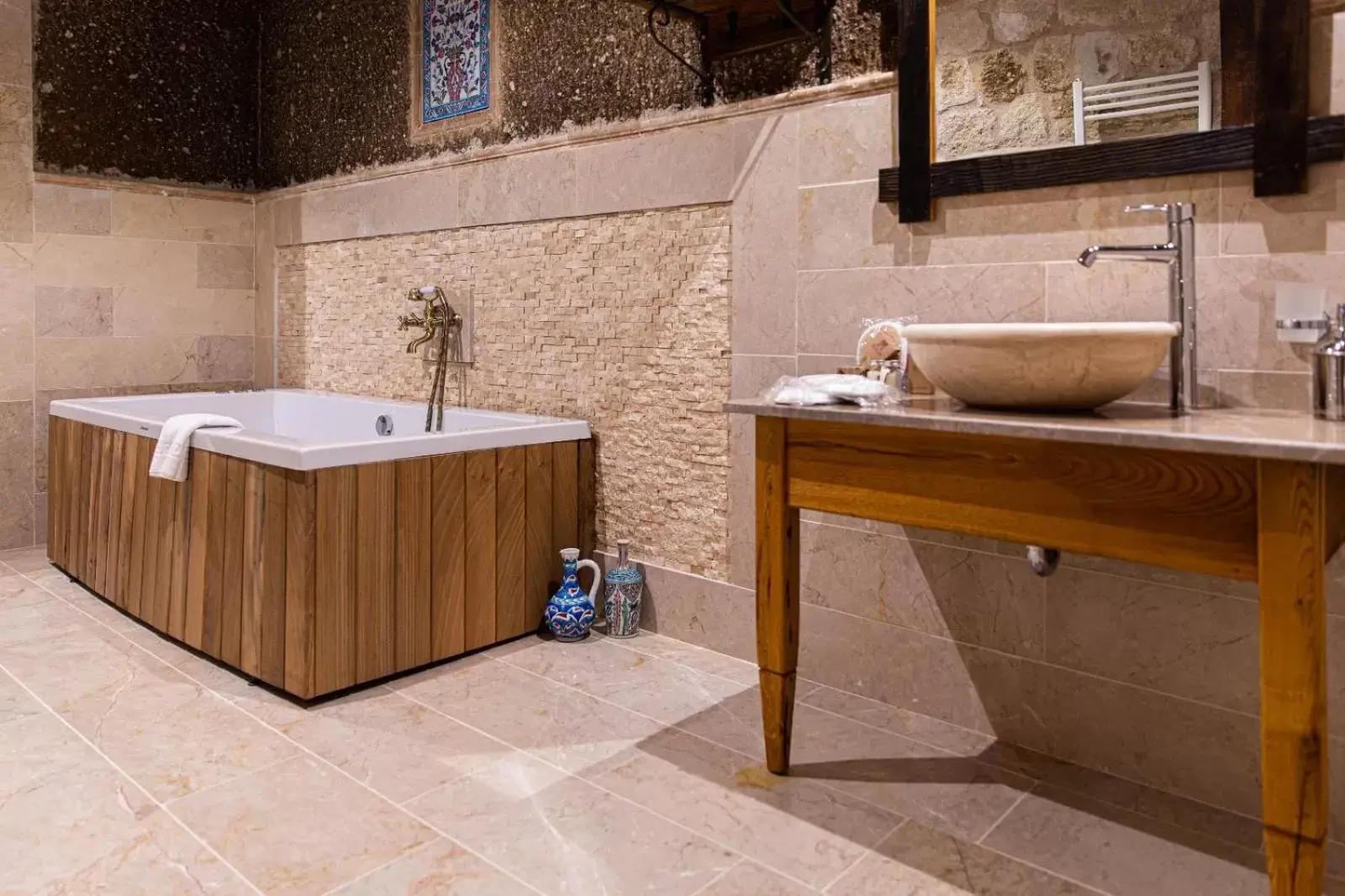 Bathroom in Aza Cave Cappadocia