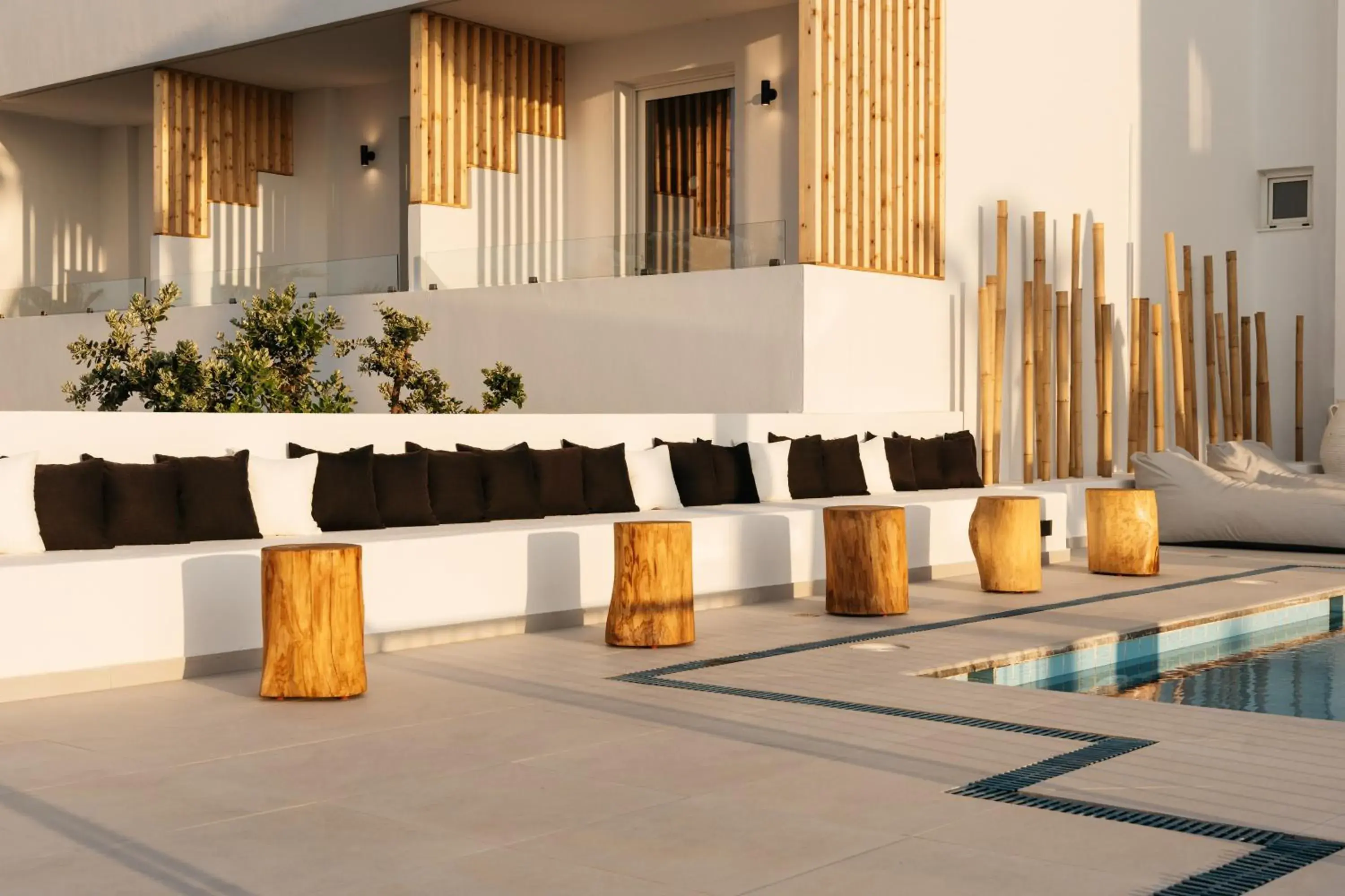 Seating area in Petradi Beach Lounge Hotel