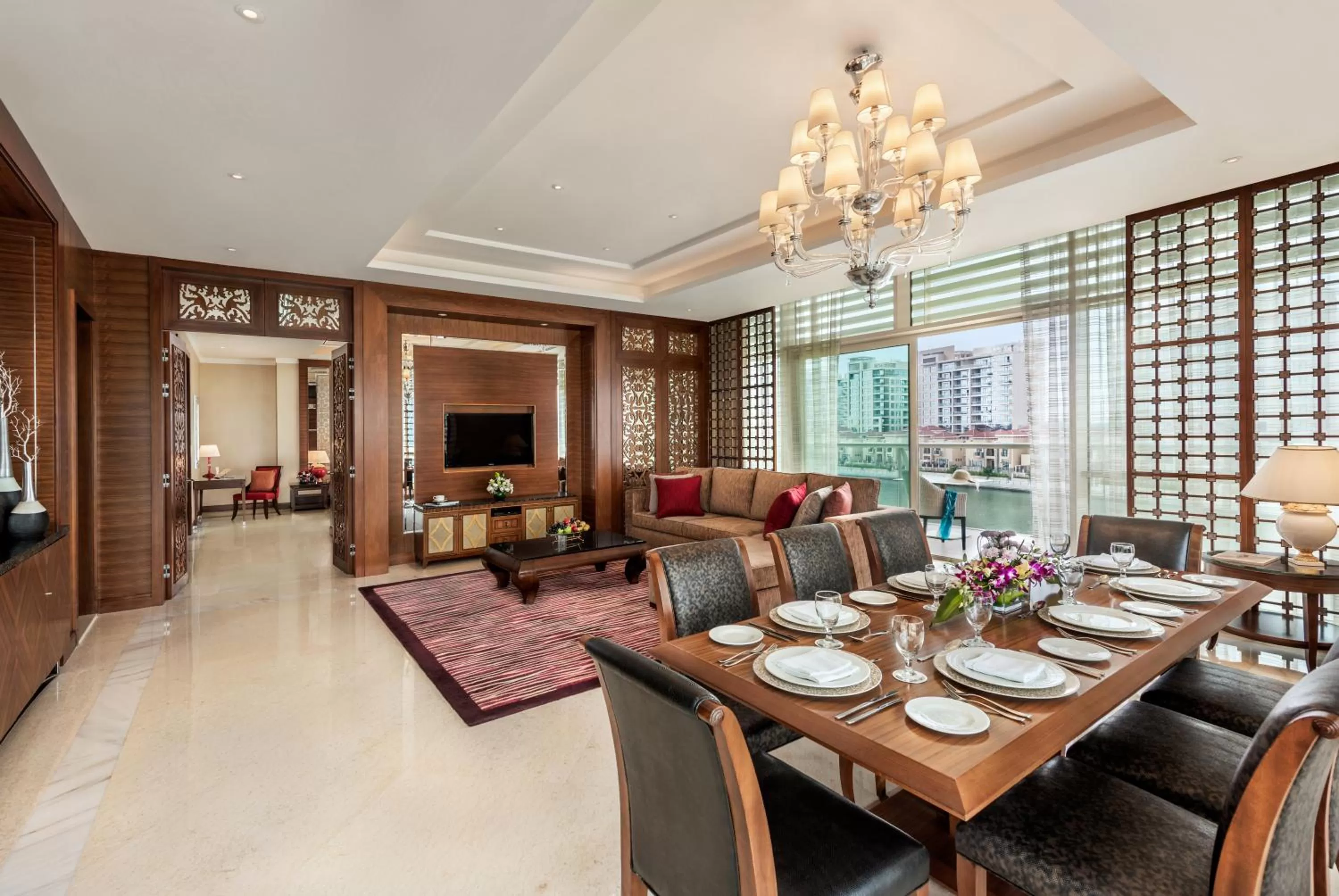 Living room in Al Raha Beach Resort & Spa