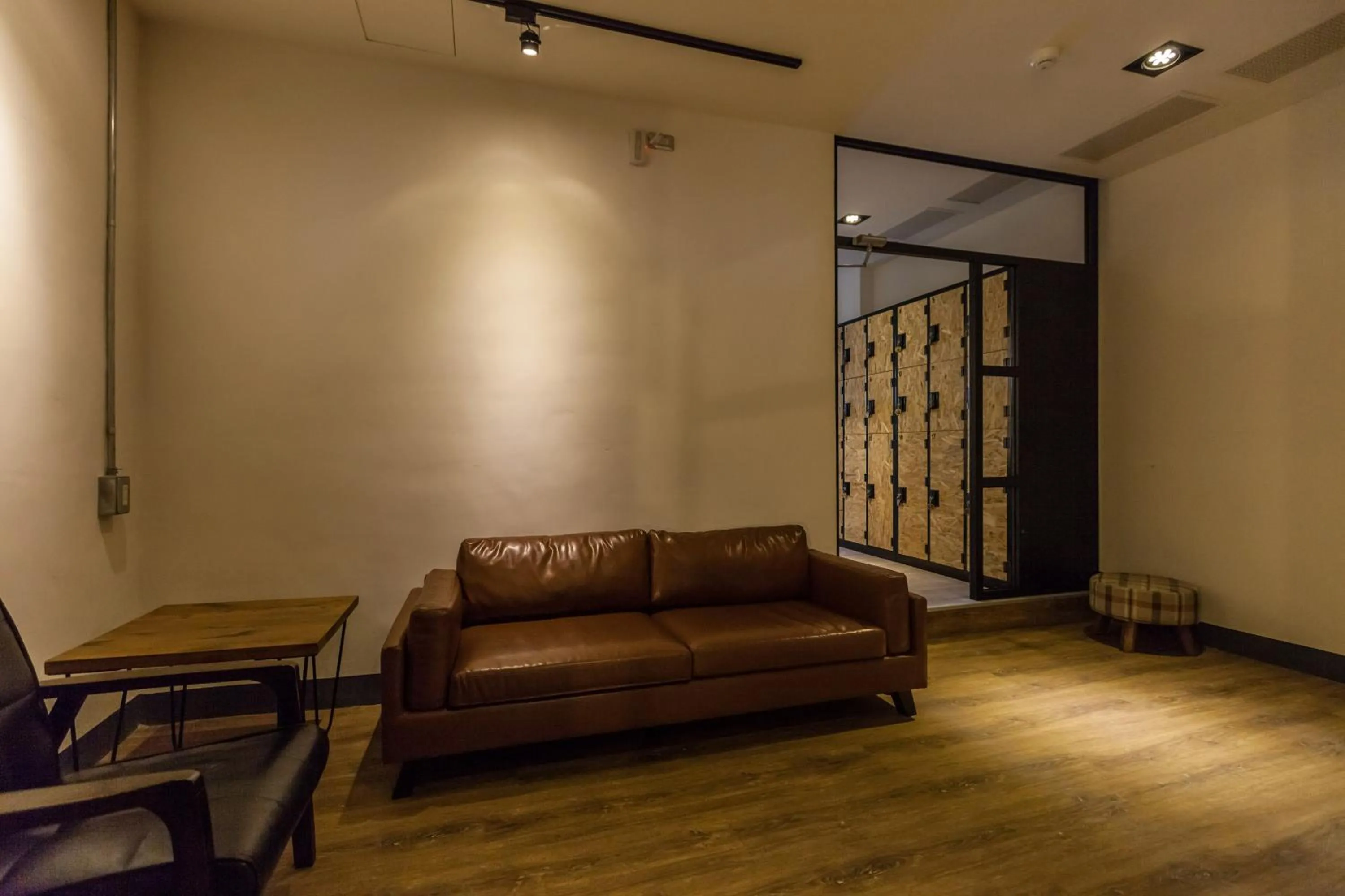 Seating area in Mini Voyage Hostel