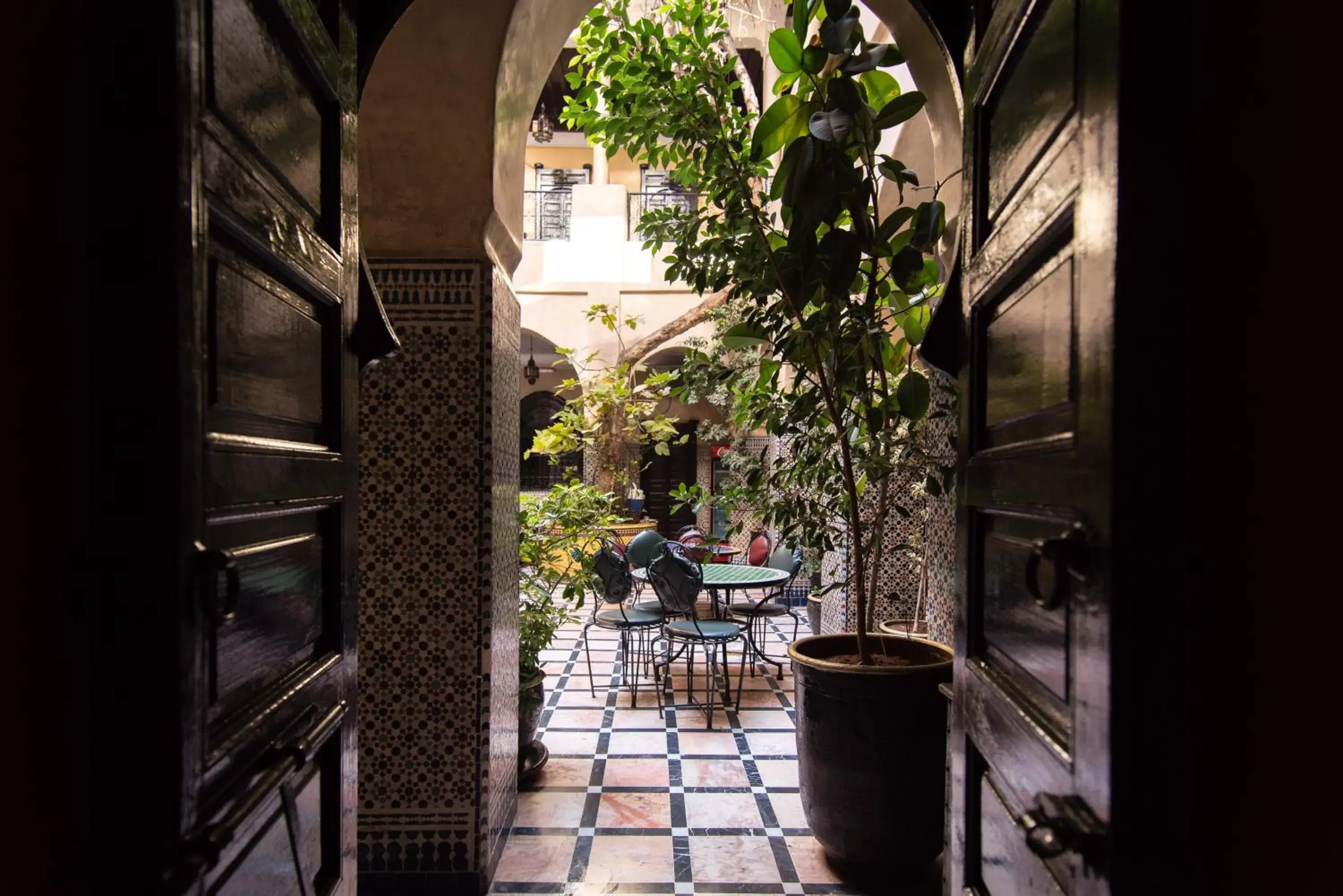 Patio, Balcony/Terrace in Riad Omar