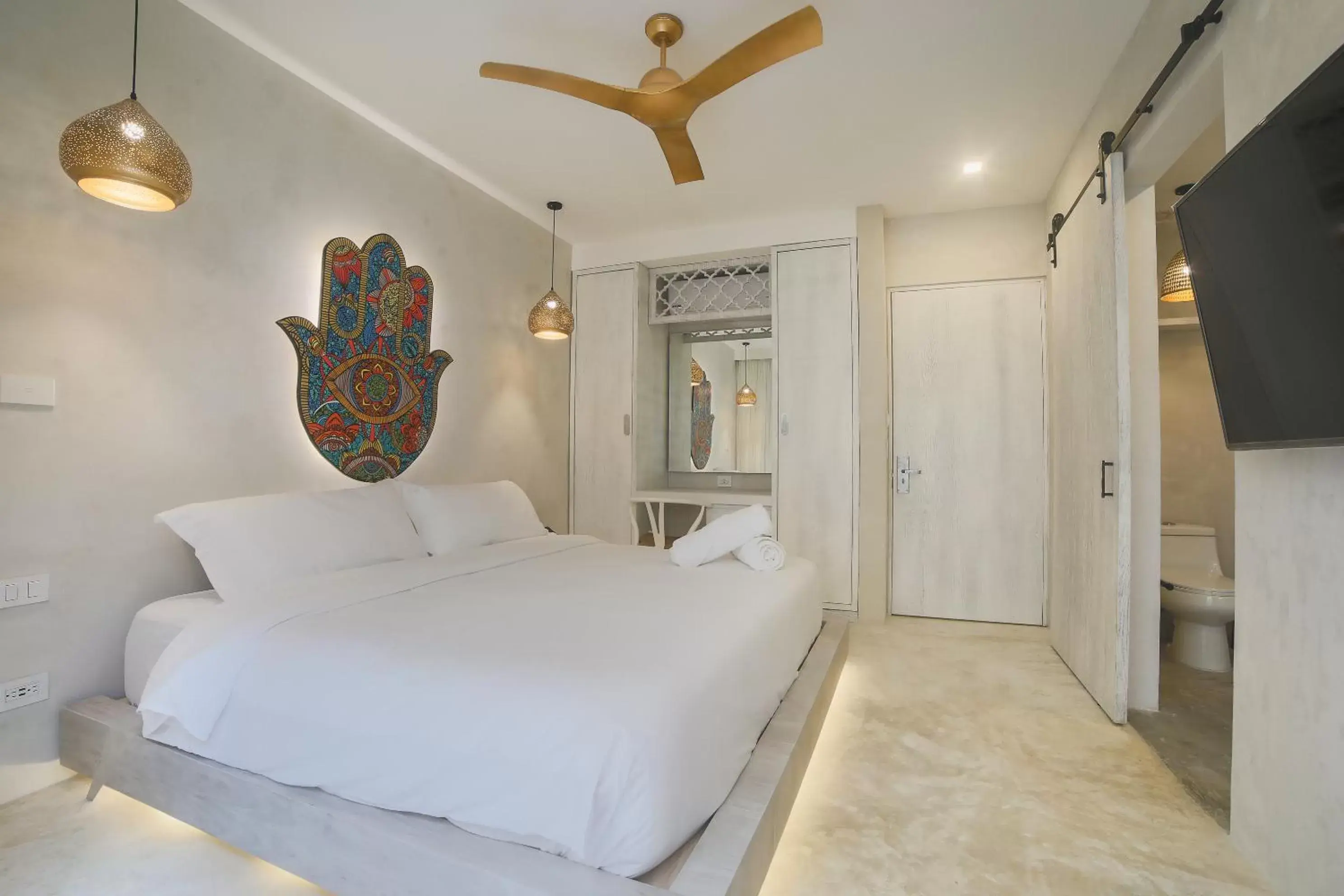 Bed in Layla Tulum - Adults Only