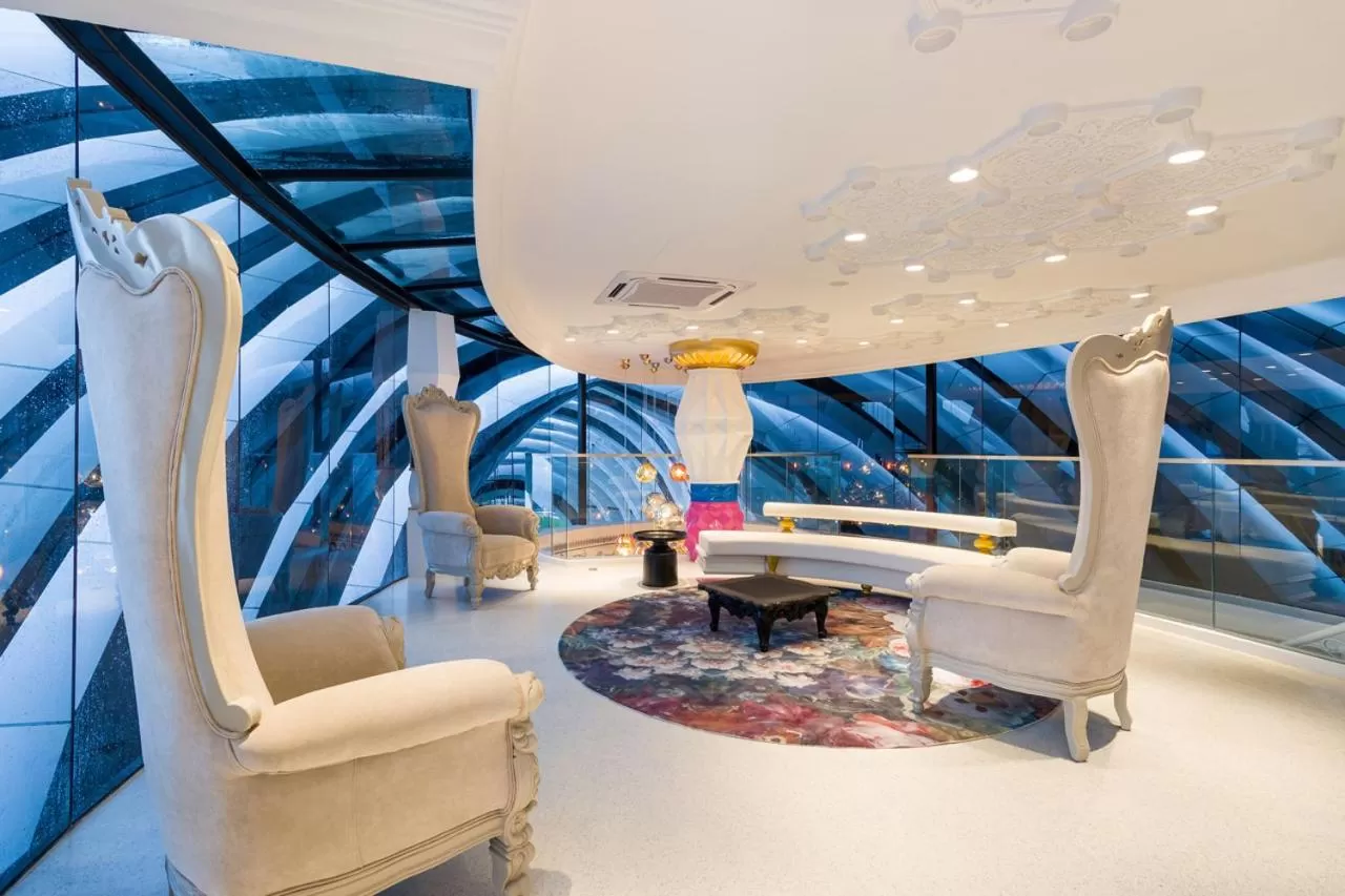 Seating area in Arte Mont Kiara Hotel Suite