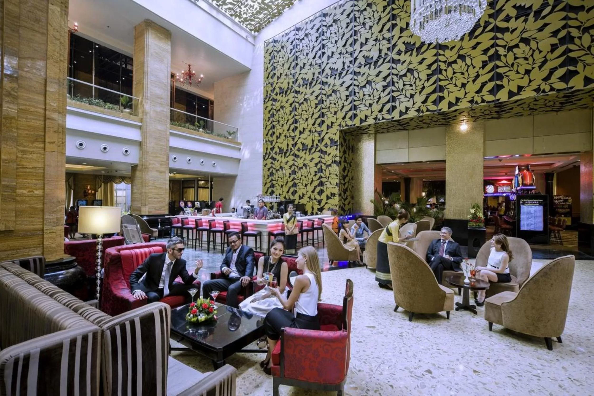Lounge or bar in NagaWorld Hotel & Entertainment Complex