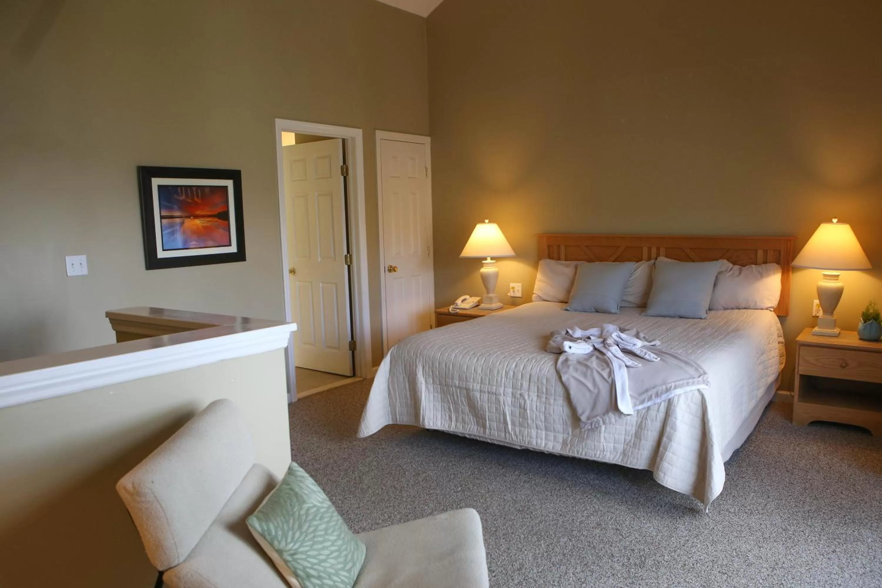 Bed in Silver Birches Resort