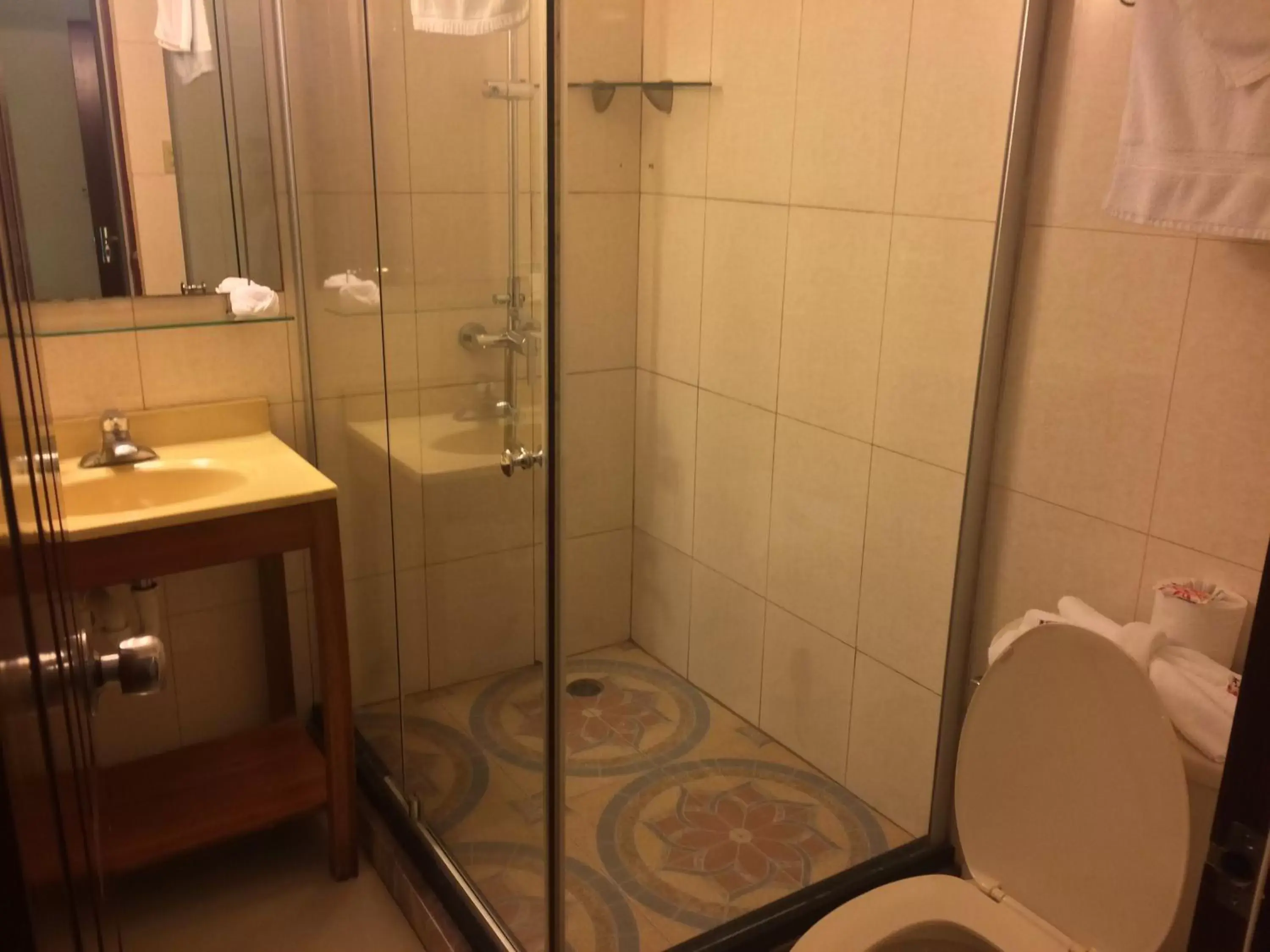 Shower, Bathroom in Caye Caulker Plaza Hotel
