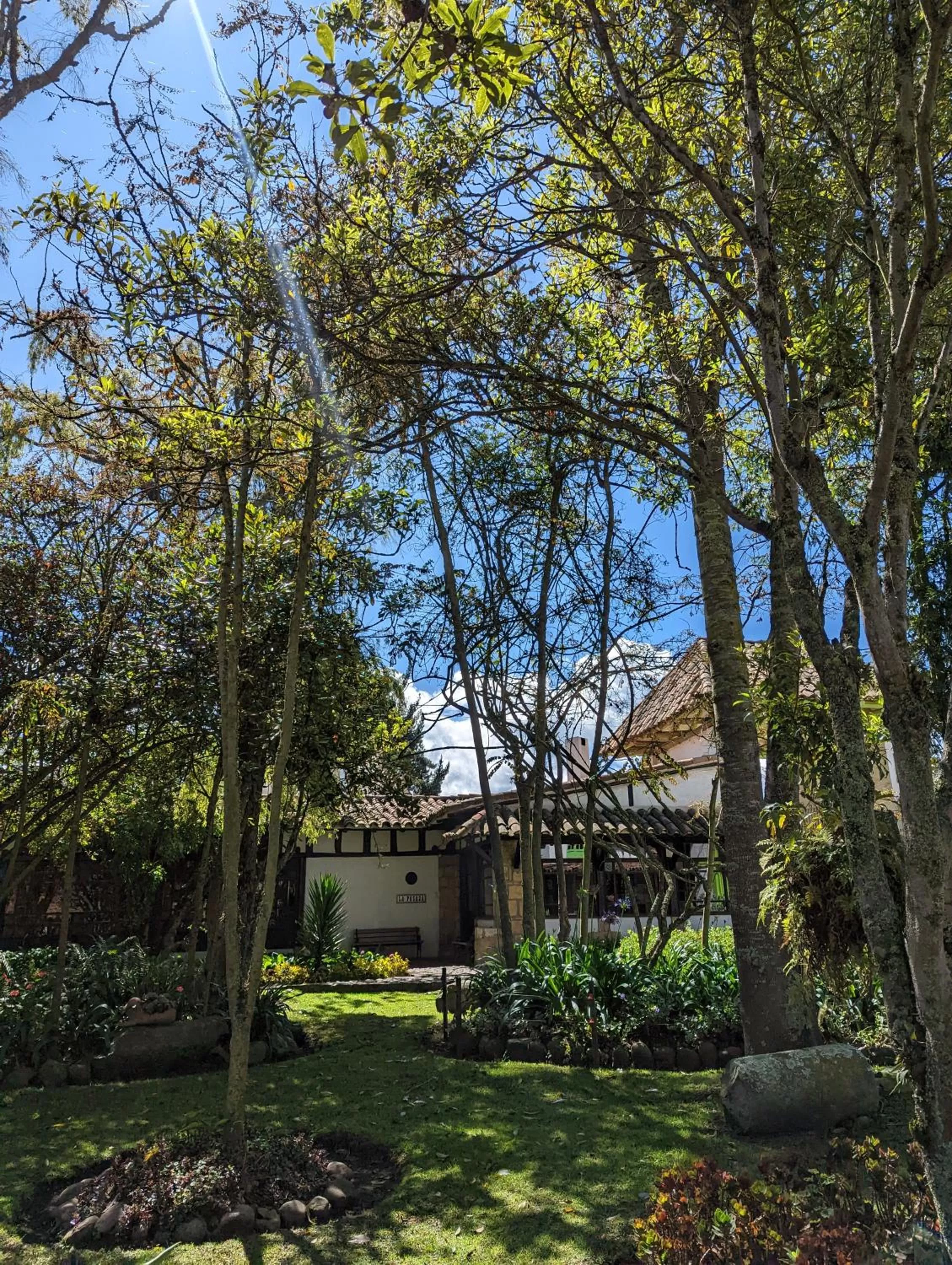 Garden in Posada Cafe La Huerta
