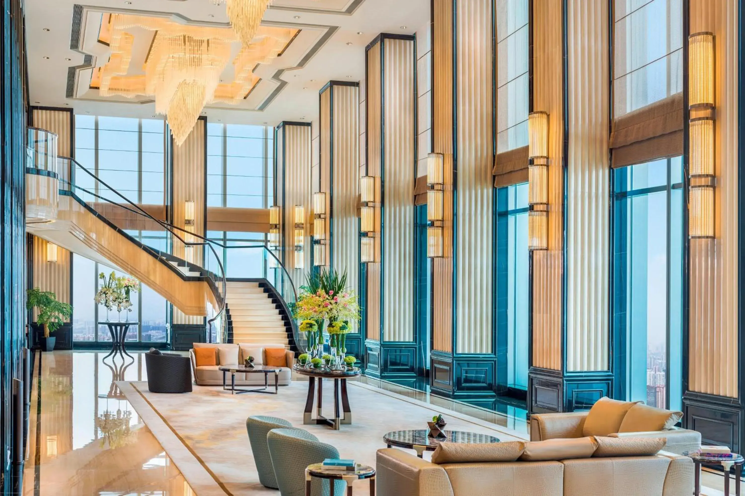 Property building, Lobby/Reception in The St. Regis Changsha