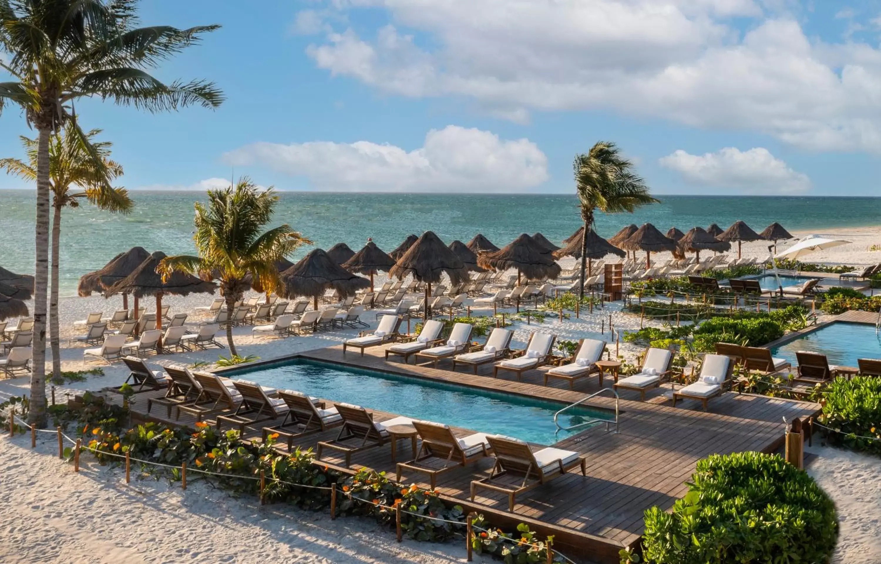 Beach, Swimming Pool in Fairmont Mayakoba Riviera Maya - All Inclusive