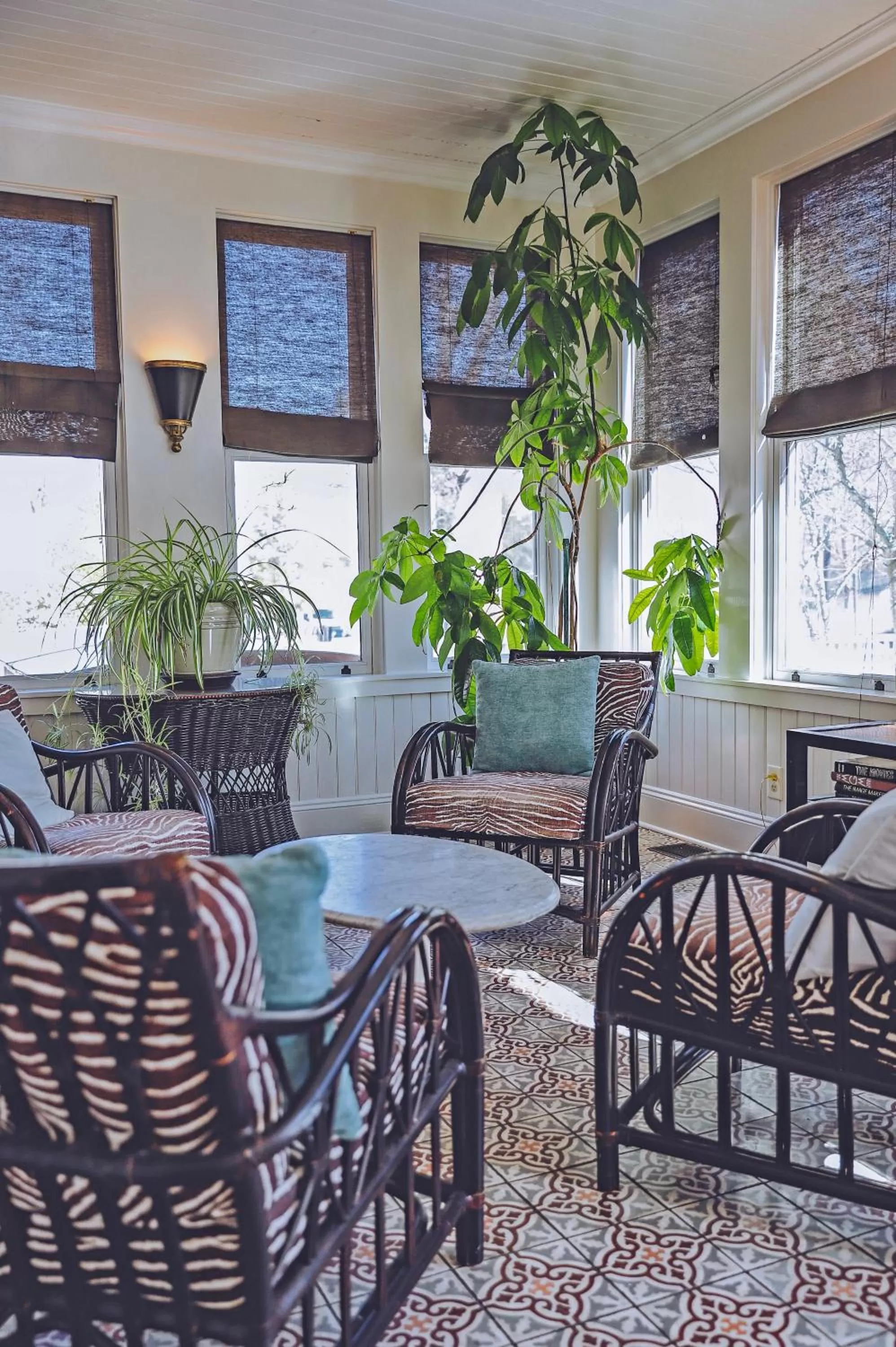 Communal lounge/ TV room in Hotel Fauchere