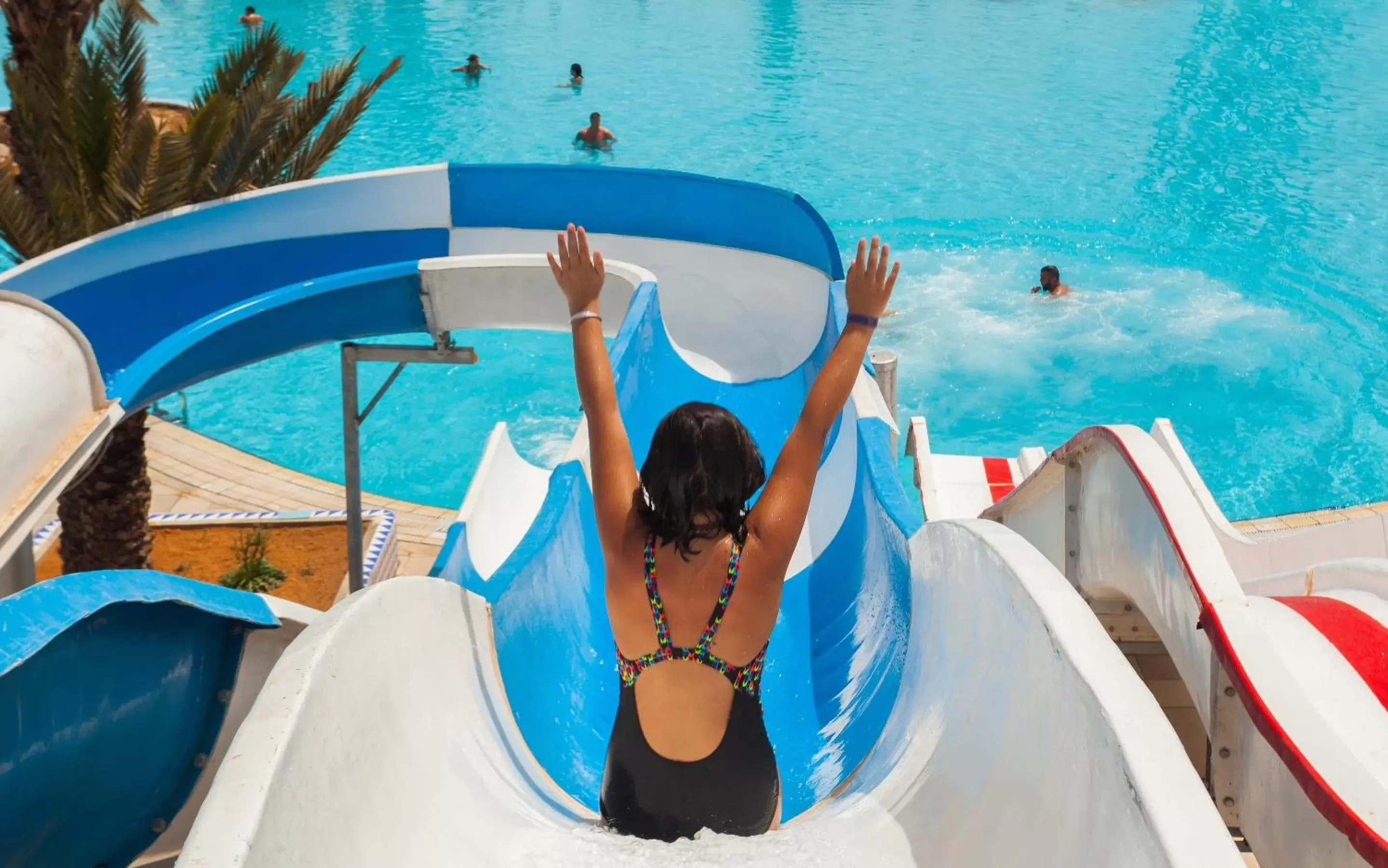 Swimming pool, Water Park in El Mouradi Djerba Menzel