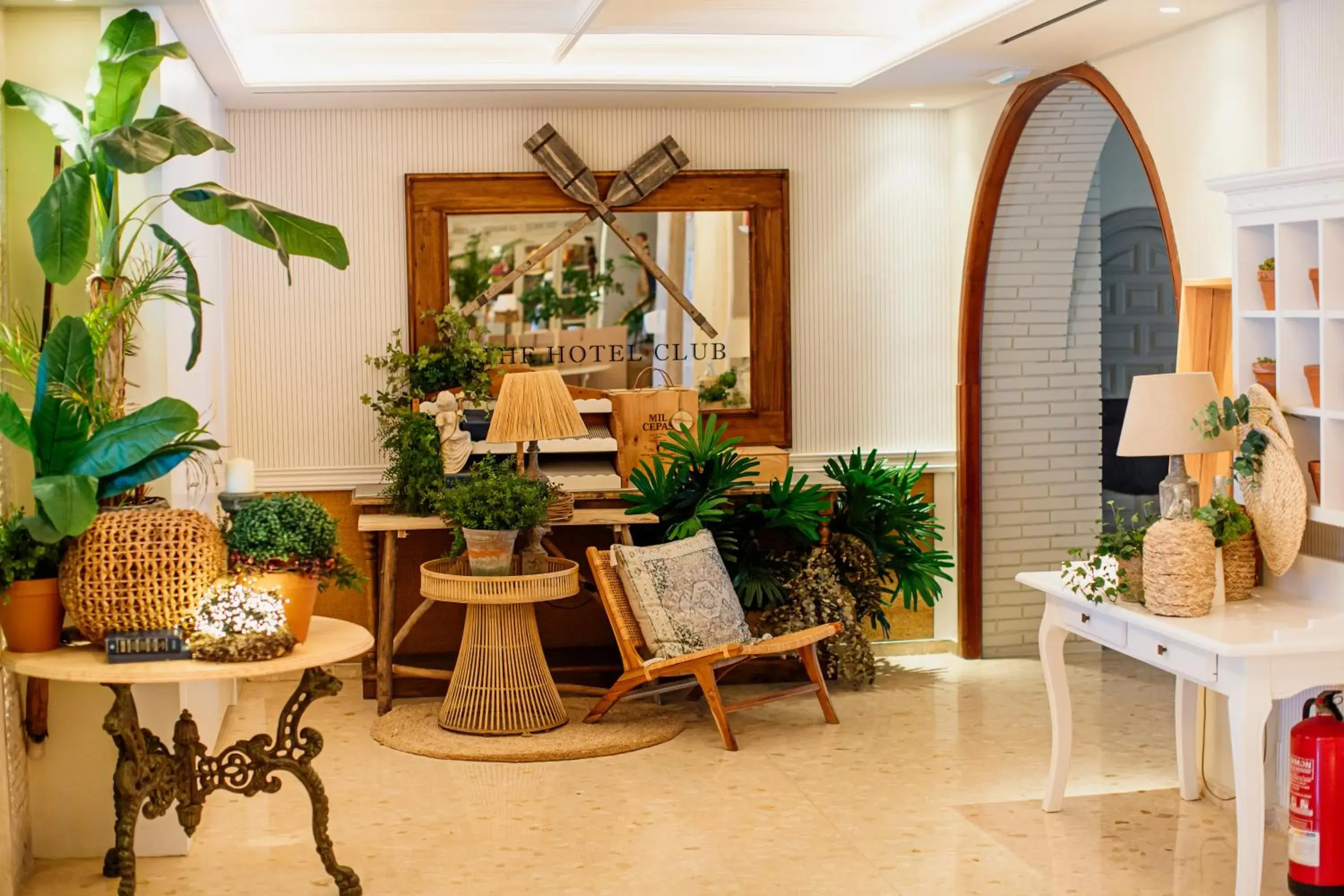 Lobby or reception in Hotel Los Ángeles Denia