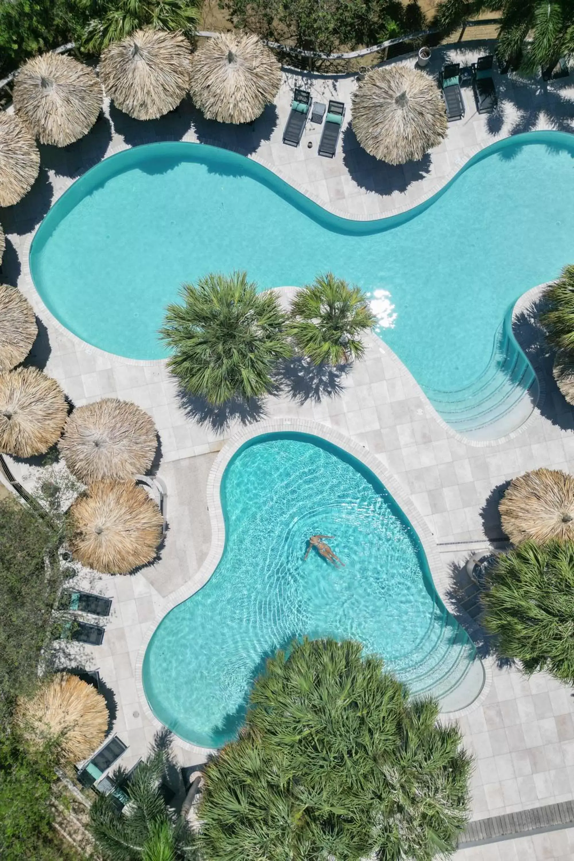 Bird's eye view, Pool View in Morena Resort