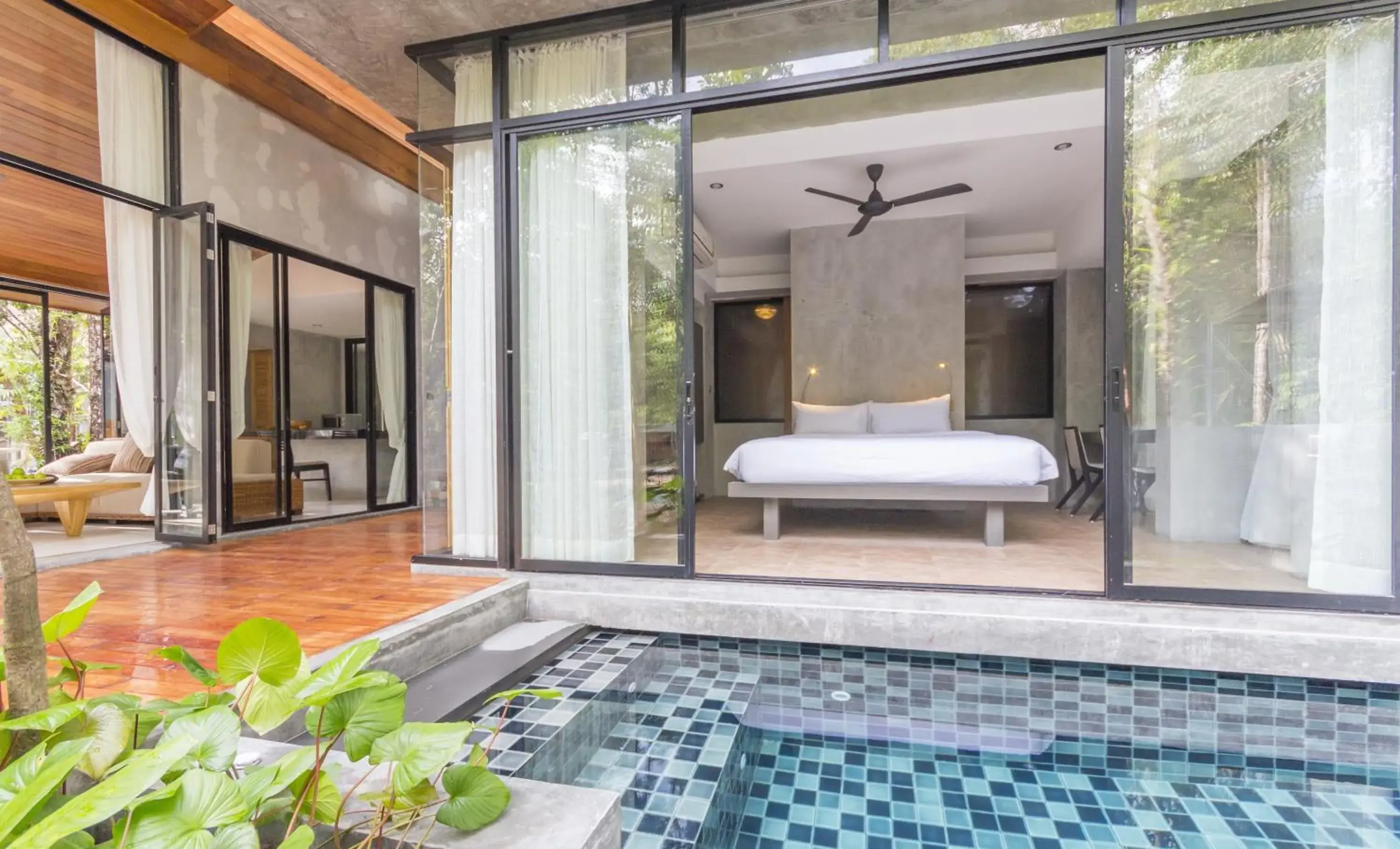 Bedroom in Villa Thalanena By The Beach