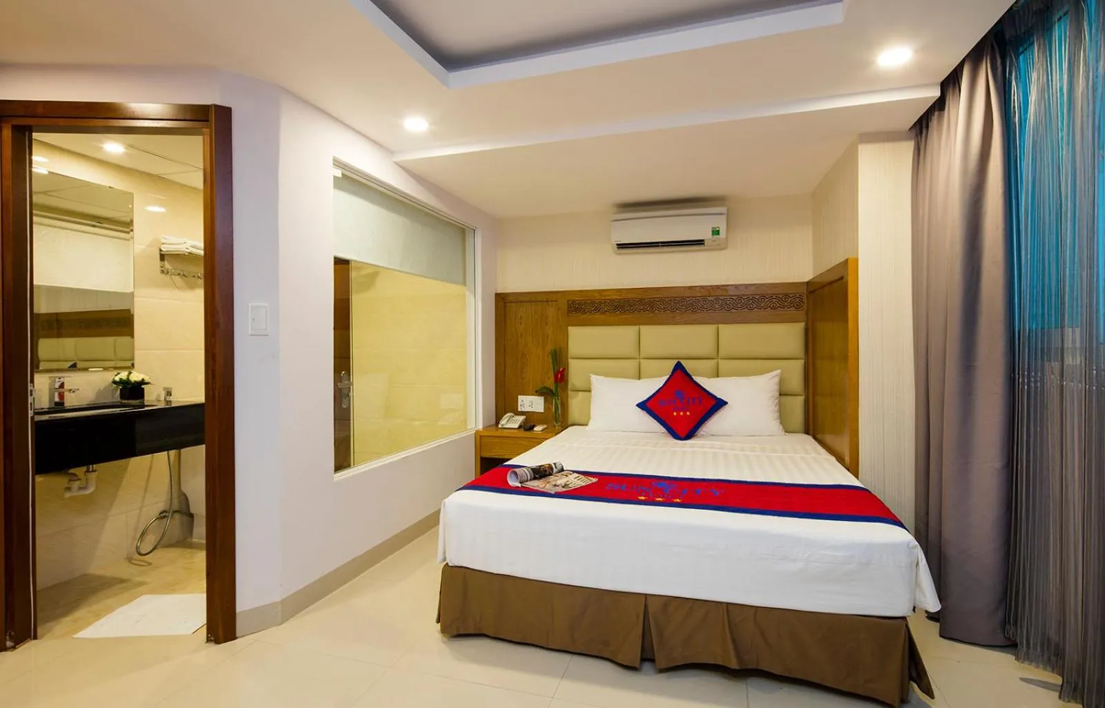 Bed in Sun City Hotel