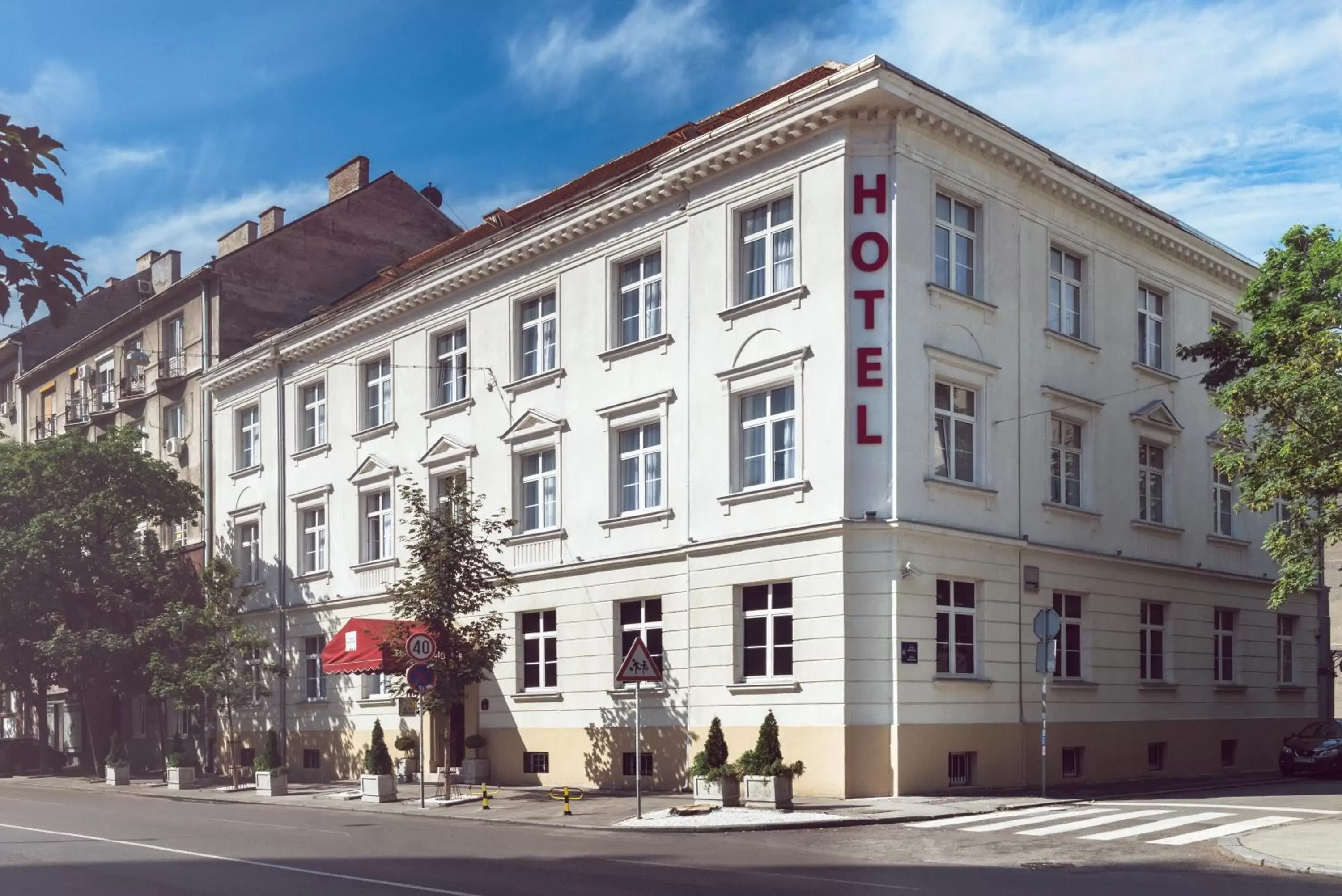 Facade/entrance, Property Building in Hotel Theater Belgrade