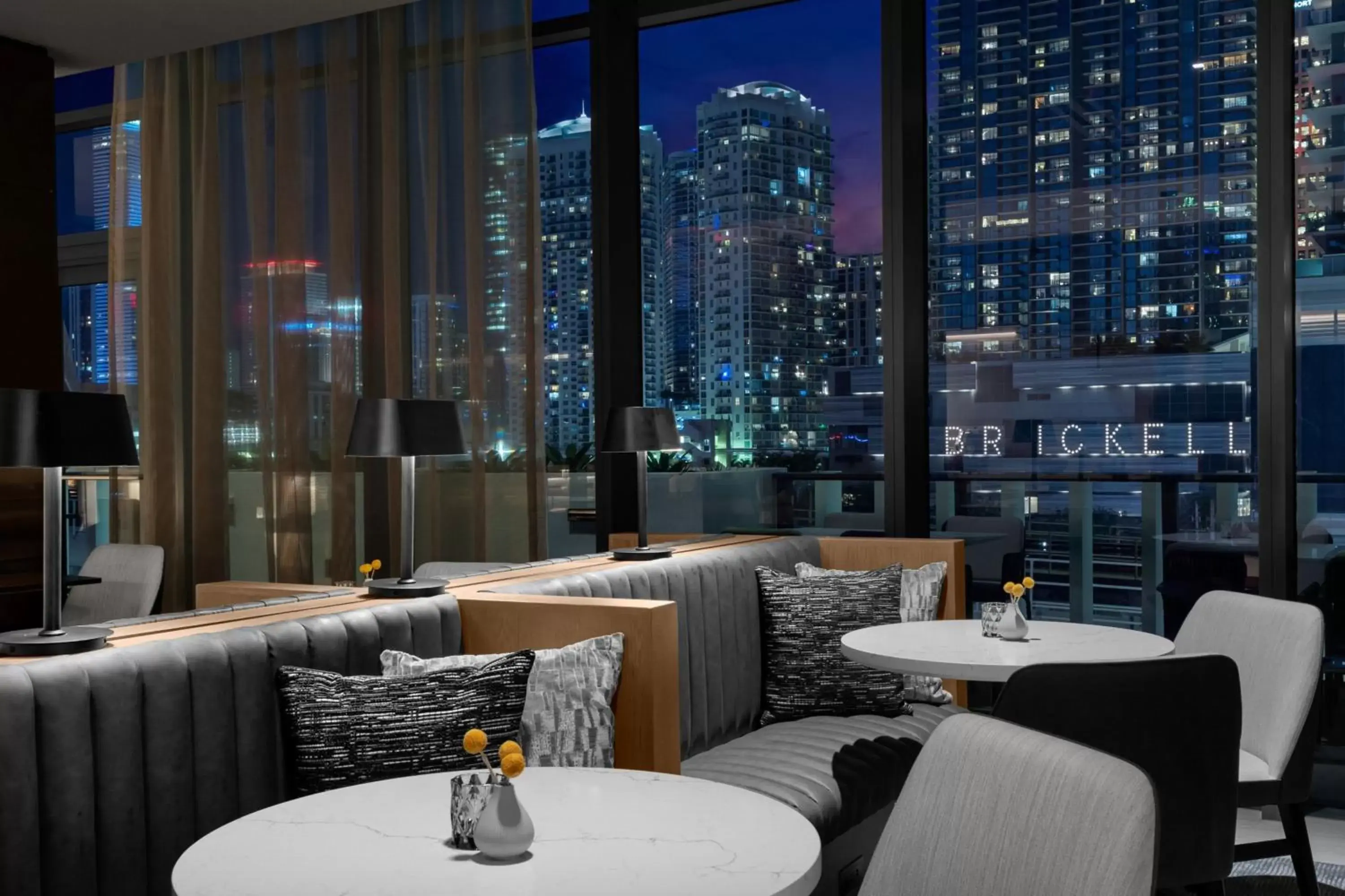 Lounge or bar, Lounge/Bar in AC Hotel By Marriott Miami Brickell