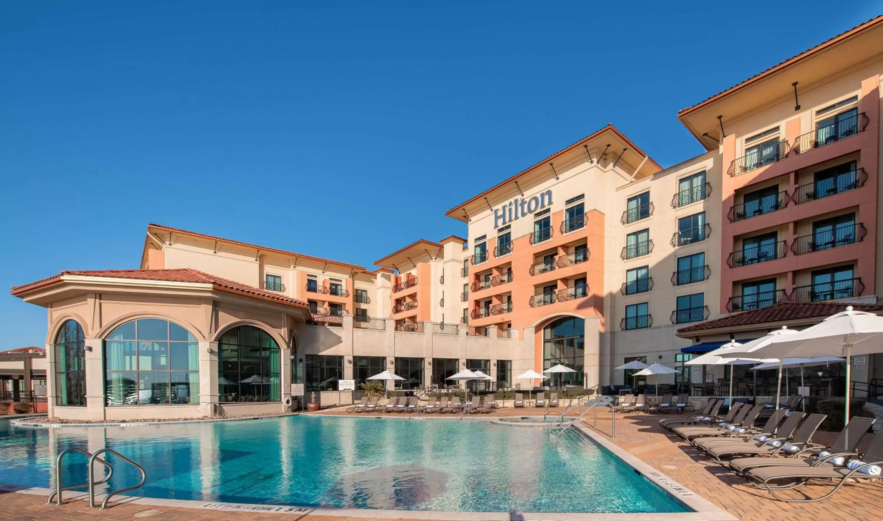 Pool view, Swimming Pool in Hilton Dallas/Rockwall Lakefront Hotel