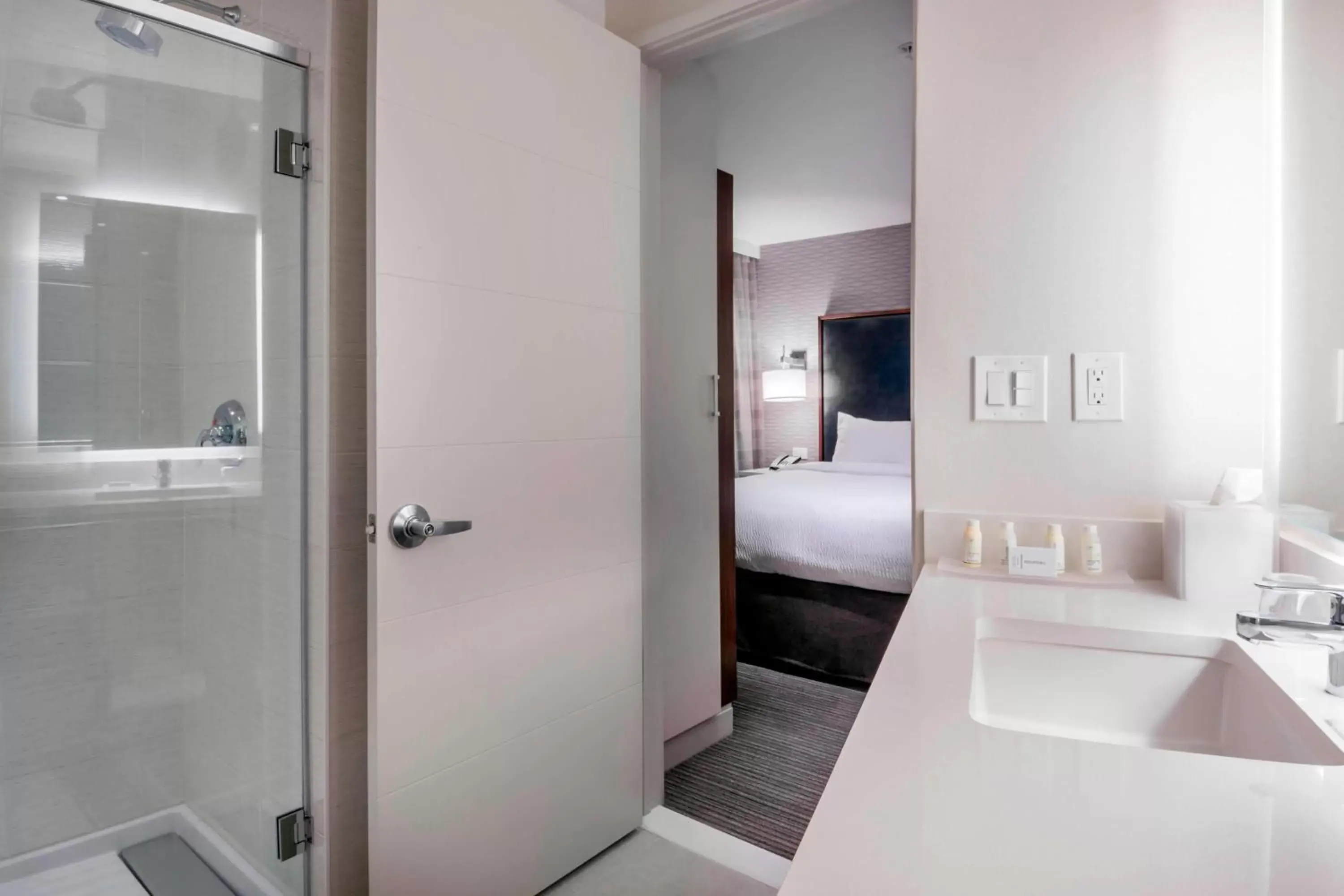 Bathroom in Residence Inn by Marriott Jersey City
