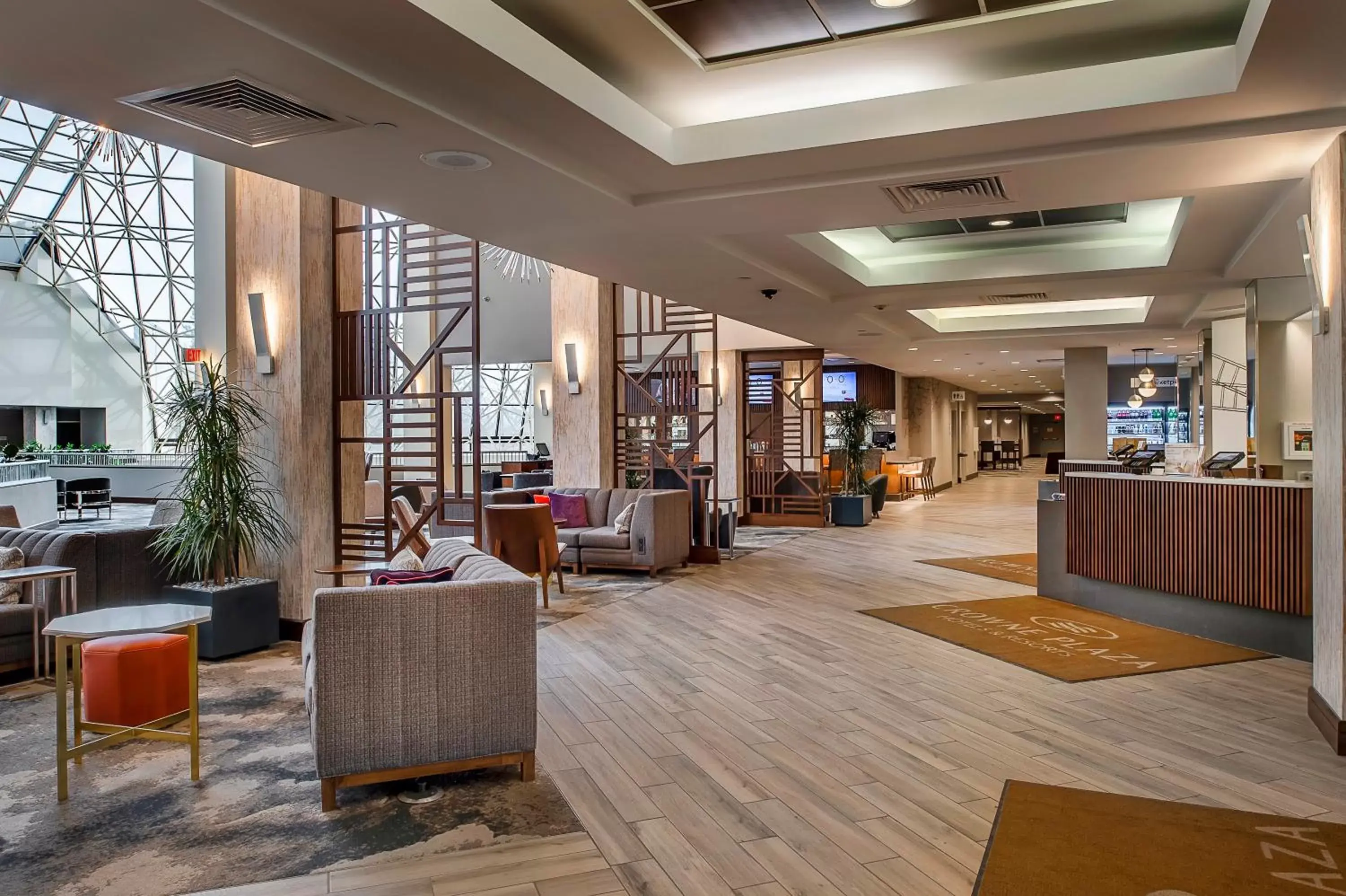 Property building, Lobby/Reception in Crowne Plaza Hotel St. Louis Airport, an IHG Hotel