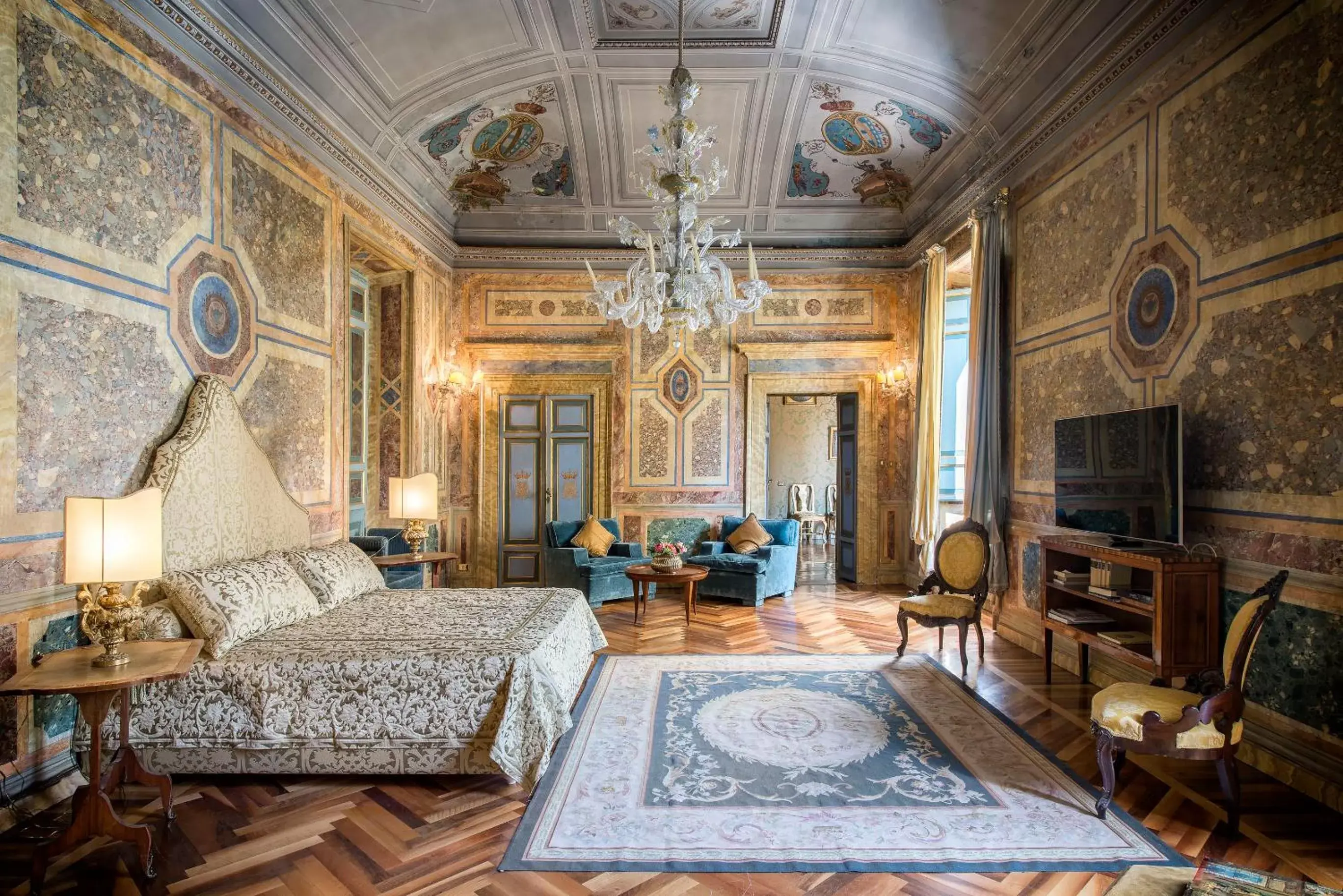 Photo of the whole room, Seating Area in Residenza Ruspoli Bonaparte