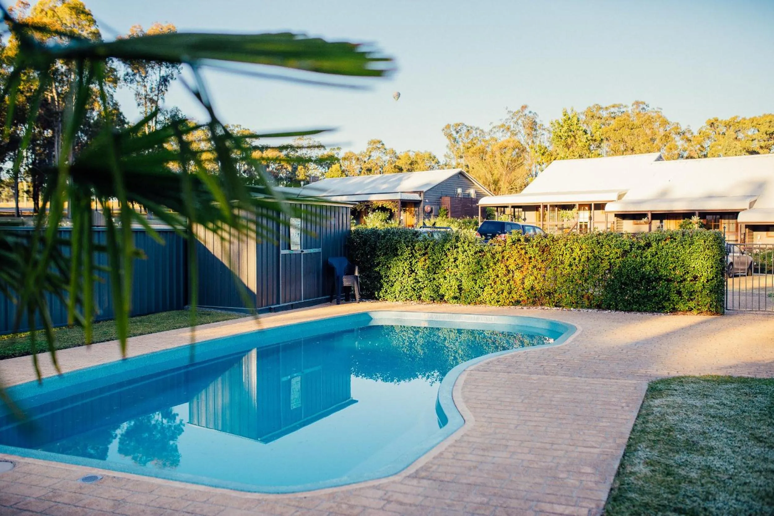 Swimming pool in Hermitage Lodge