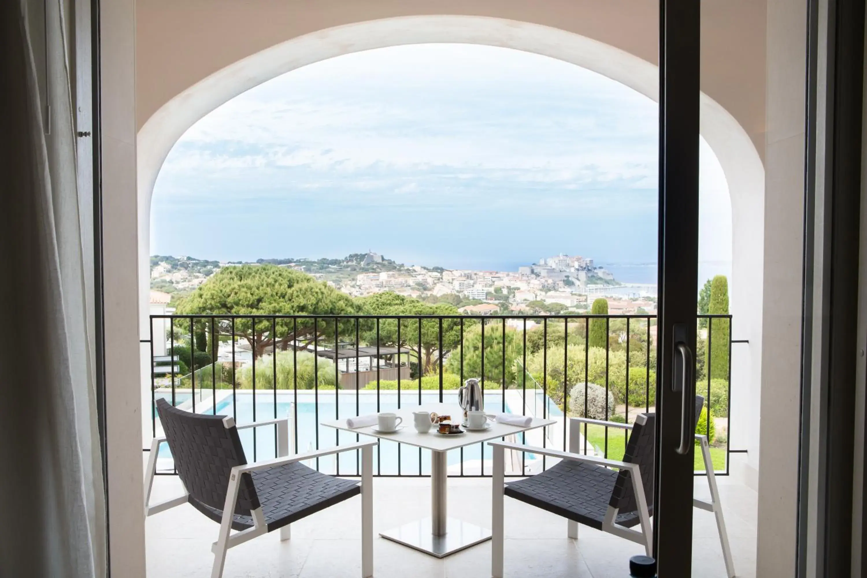 Balcony/Terrace in La Villa Calvi