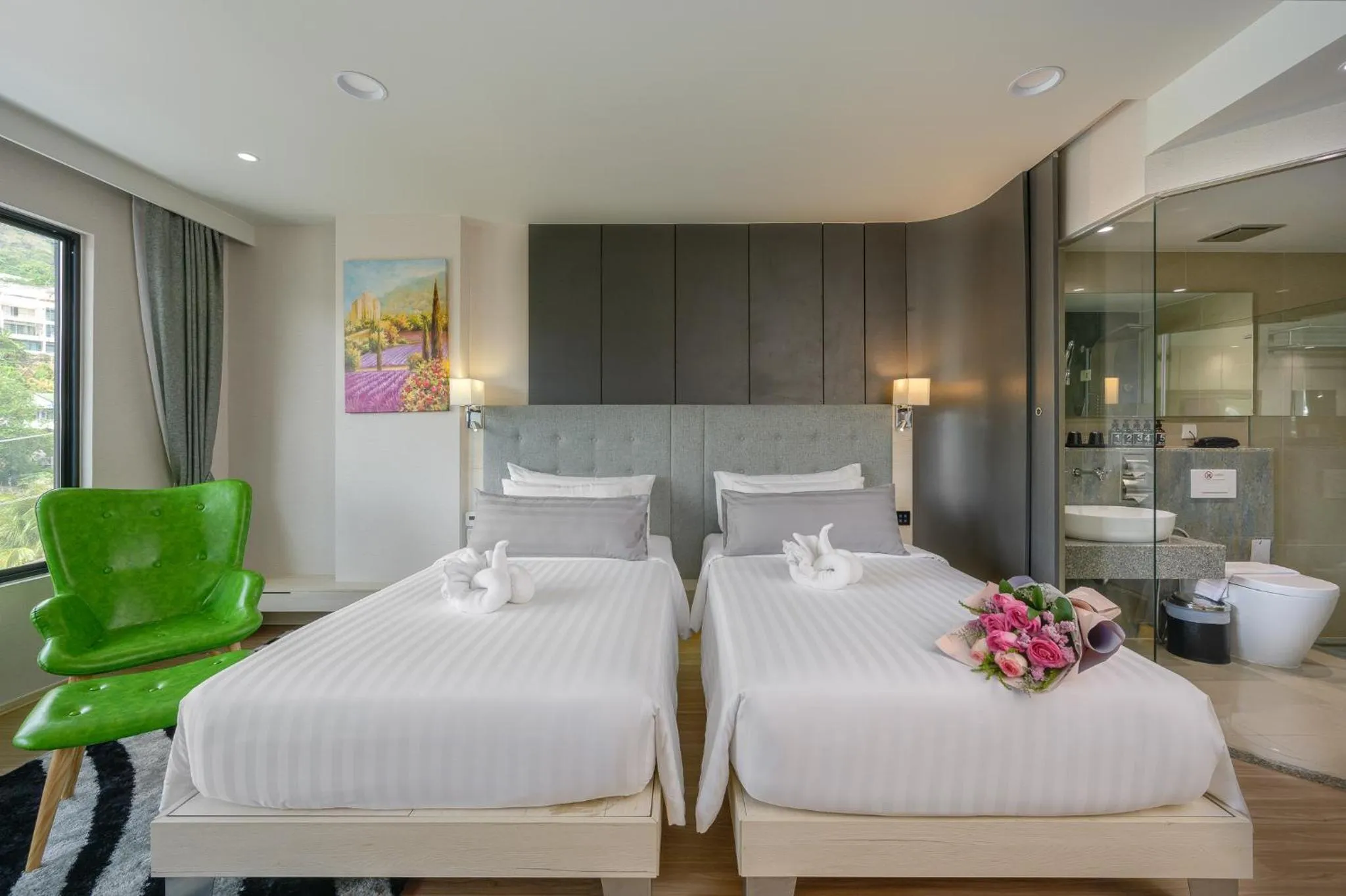 Bedroom, Bed in Zenseana Resort & Spa - Patong, Phuket