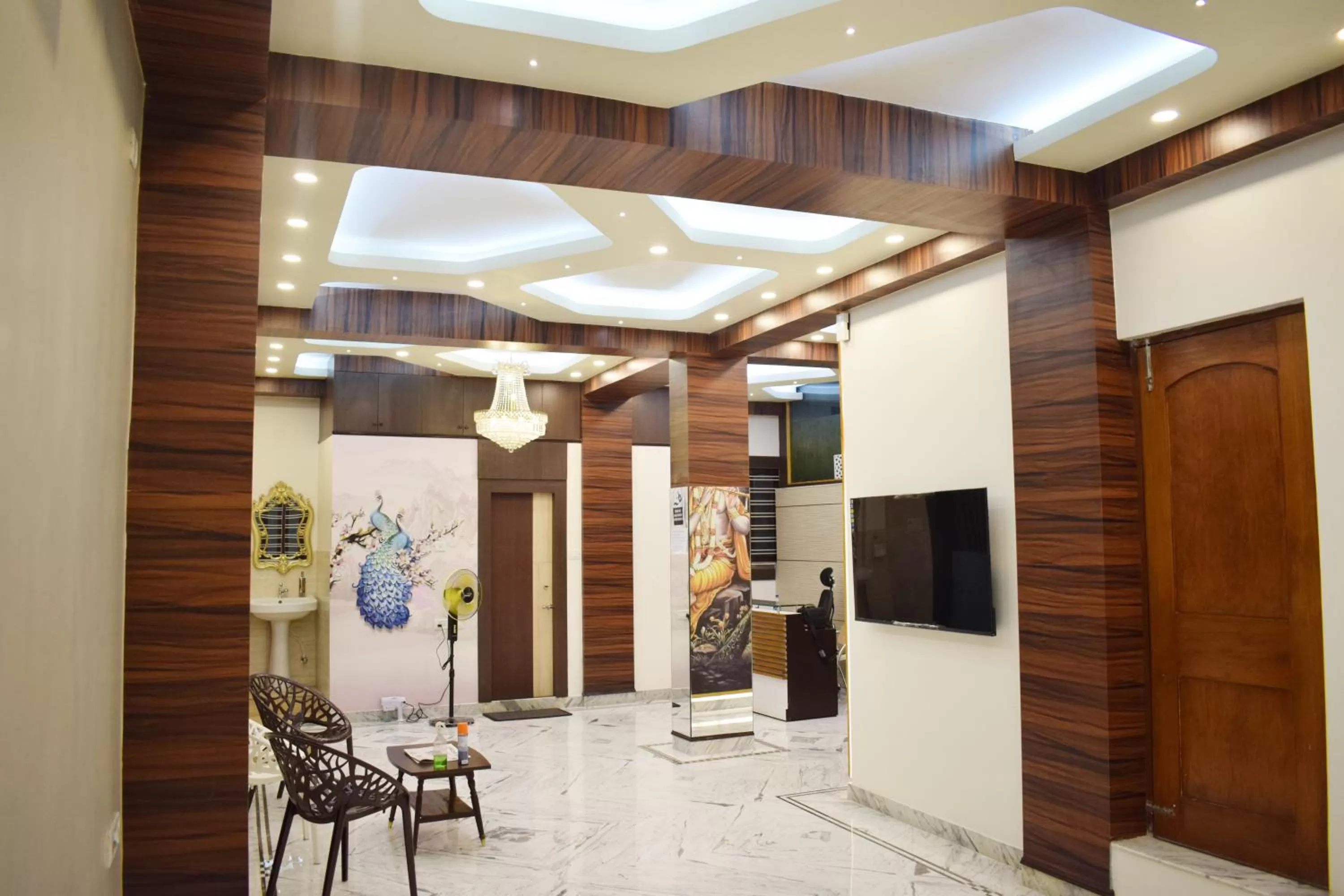 Lobby or reception in Krishna Kunja " A Quiet & Peaceful Stay "