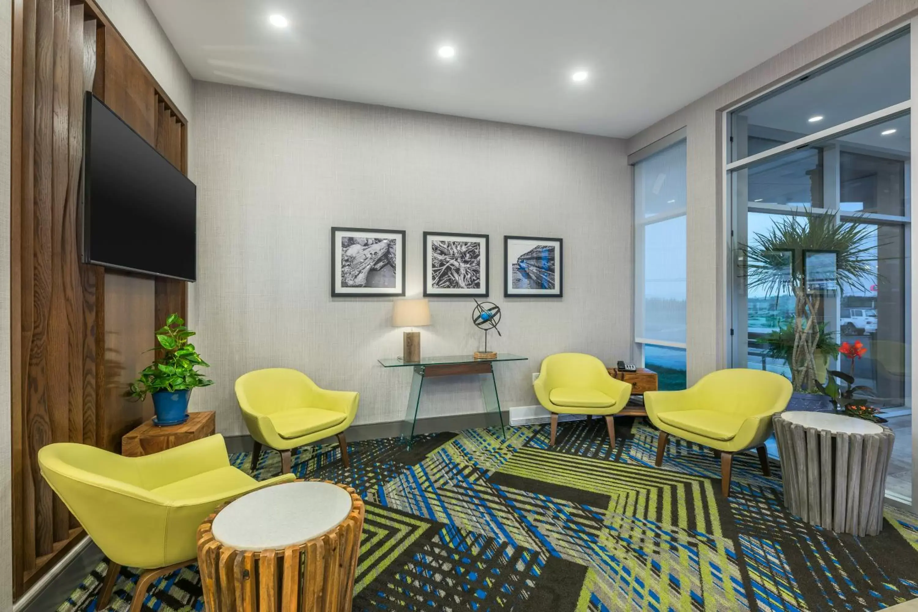 Property building, Seating Area in Holiday Inn Express & Suites Moncton, an IHG Hotel