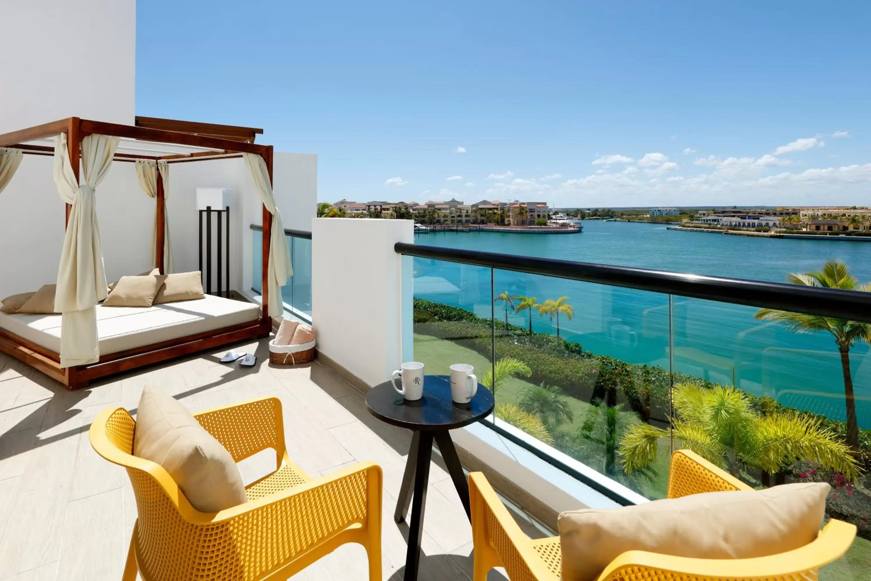 River view, Balcony/Terrace in TRS Cap Cana Waterfront & Marina Hotel - Adults Only